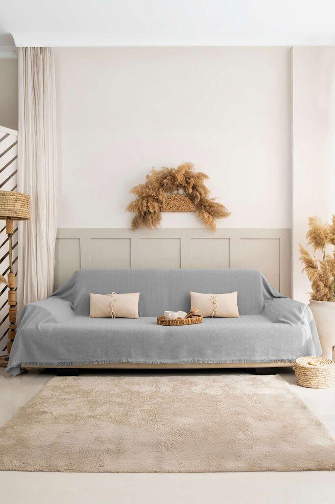 Навлака за софа L'essentiel Maison Rio, 180x300 см, светло сива