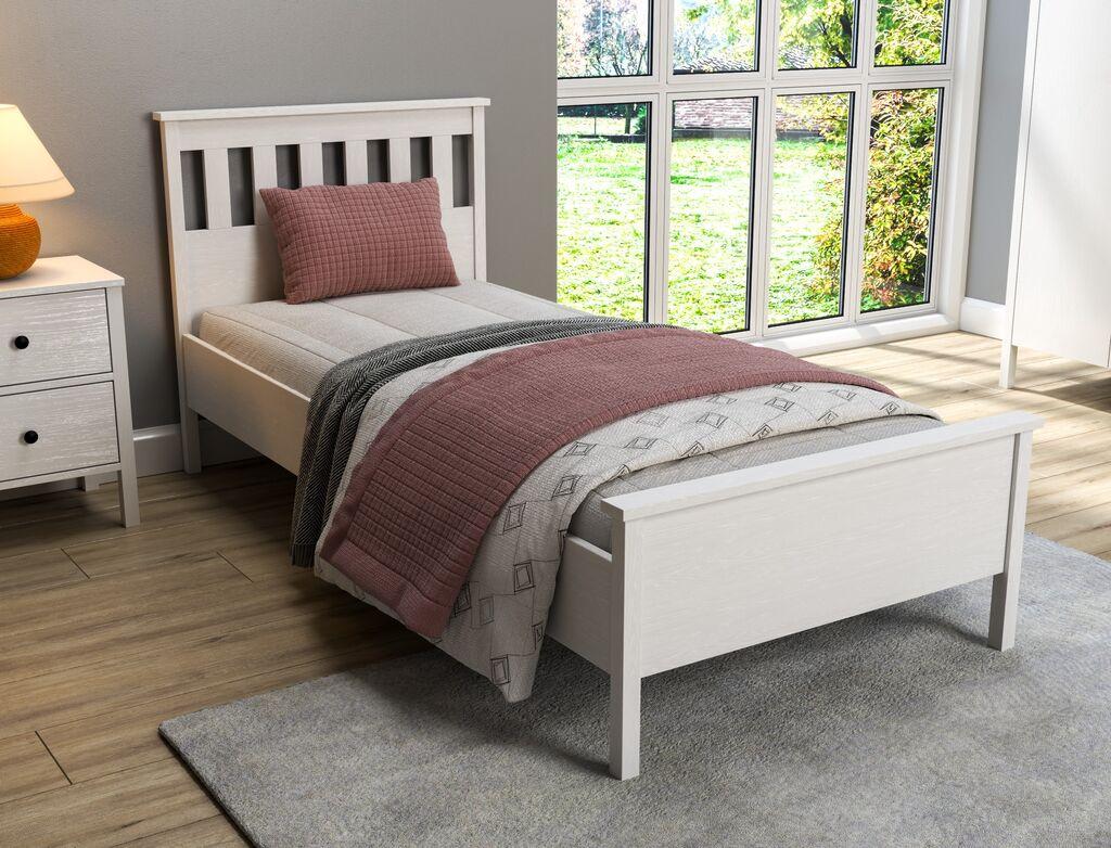 Кревет Hanah Home FRN-20064, 195x95x100 см, бел