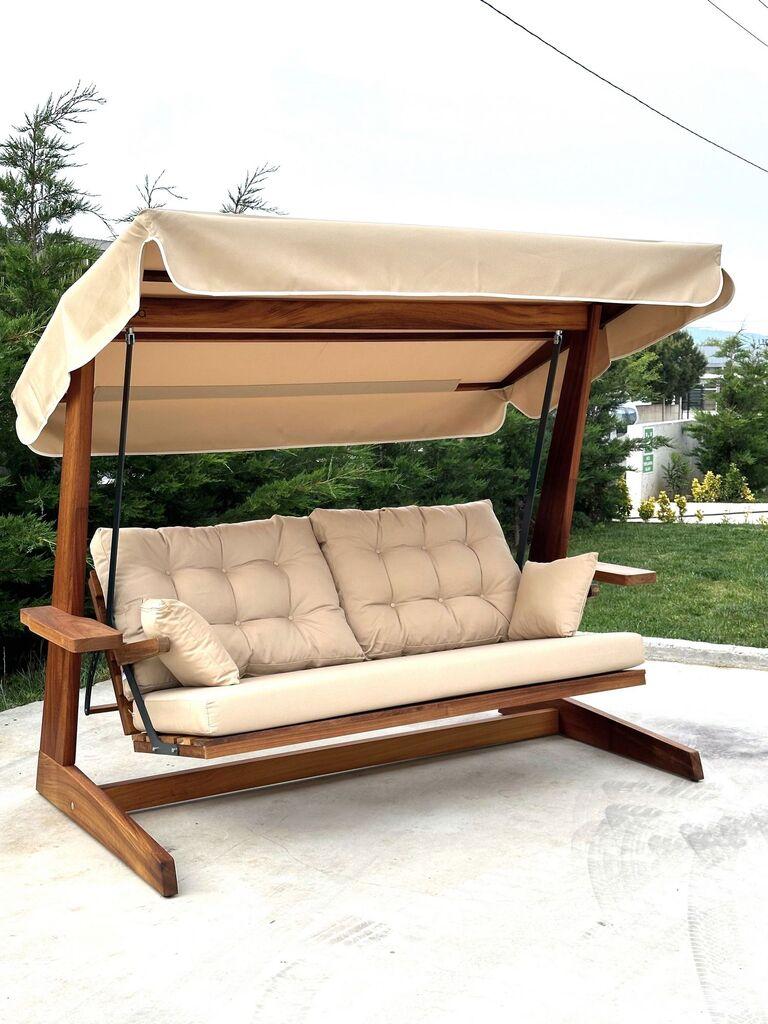 Лулашка за градина Hanah Home Sia 2400, 215x195x134 см, беж