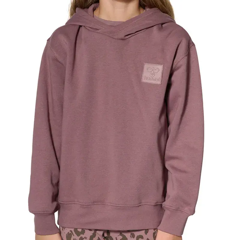 HUMMEL Дуксер за девојчиња со качулка, розев