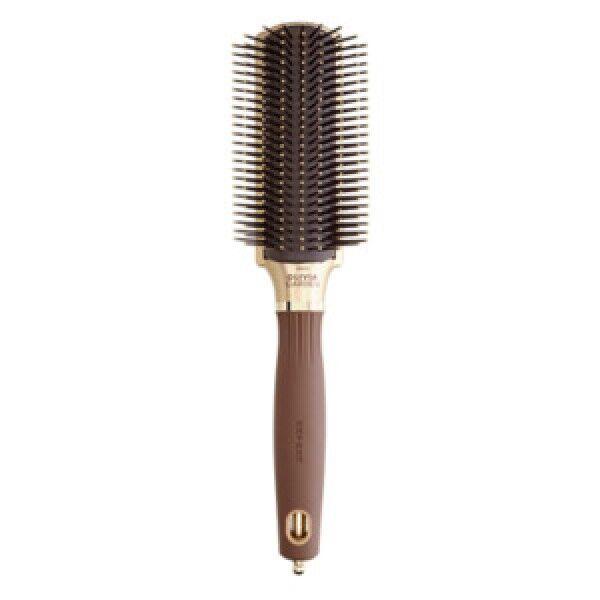 OLIVIA GARDEN Четка за коса Expert Style Control Nylon Bristles Gold&Brown