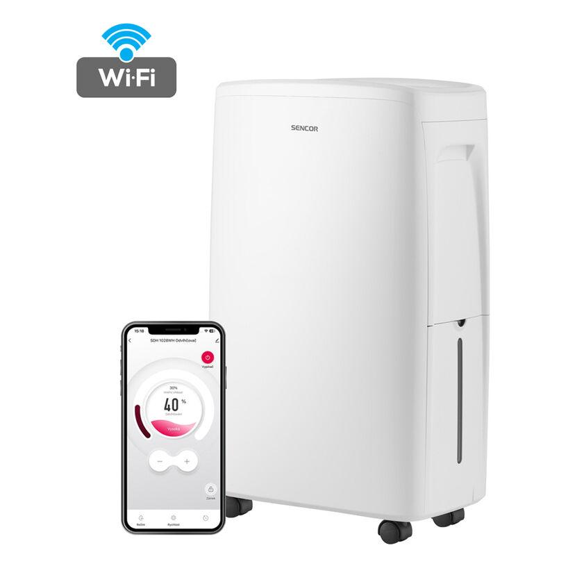 Sencor Обезвлажнувач на Воздух SDH 1028WH – со Wi-Fi Контрола, 1.5 L Резервоар