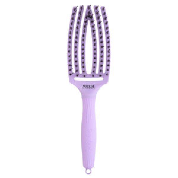 OLIVIA GARDEN Четка за коса Fingerbrush Boar & Nylon Lavender M
