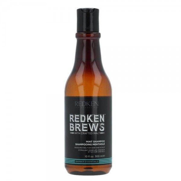 REDKEN NYC REDKENBrews Mint Освежувачки шампон за коса за мажи 300мл