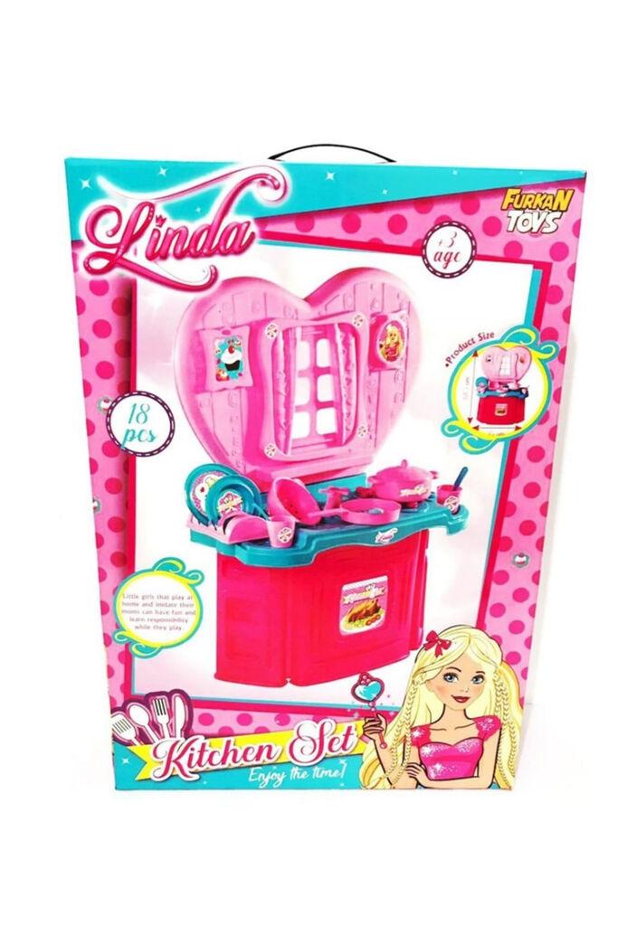 Играчка Кујнски Сет Linda во Форма на Срце