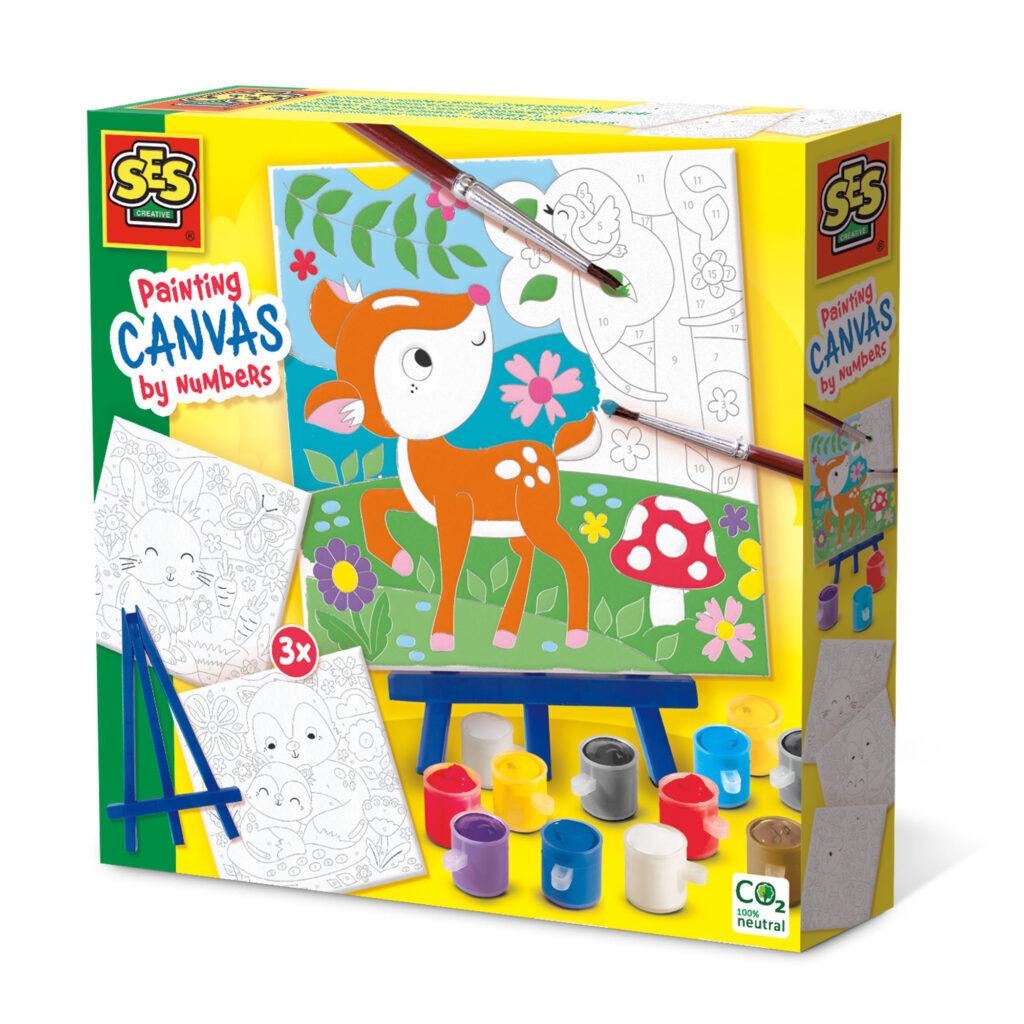 Ses Креативен Сет за Боење-Шумски Животни