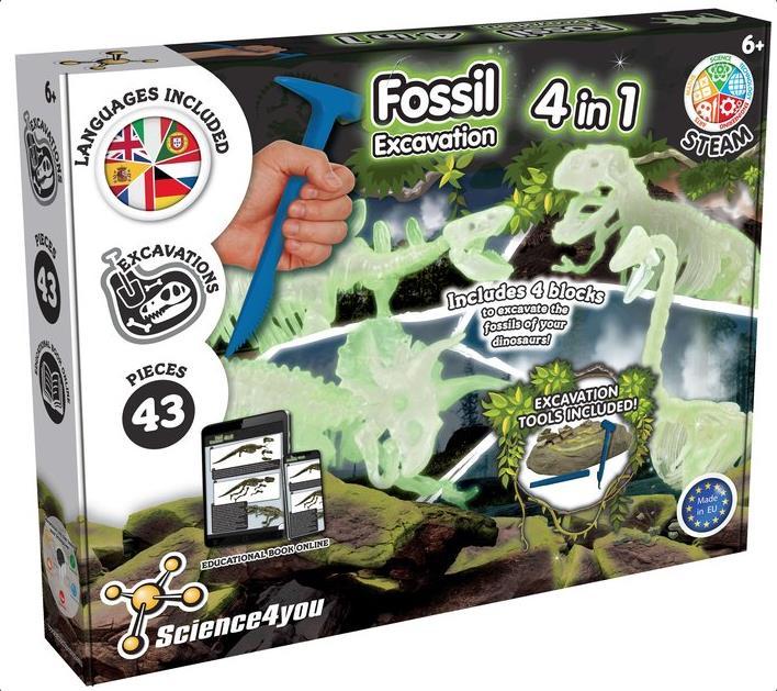 Science4You Едукативен Сет, Фосили