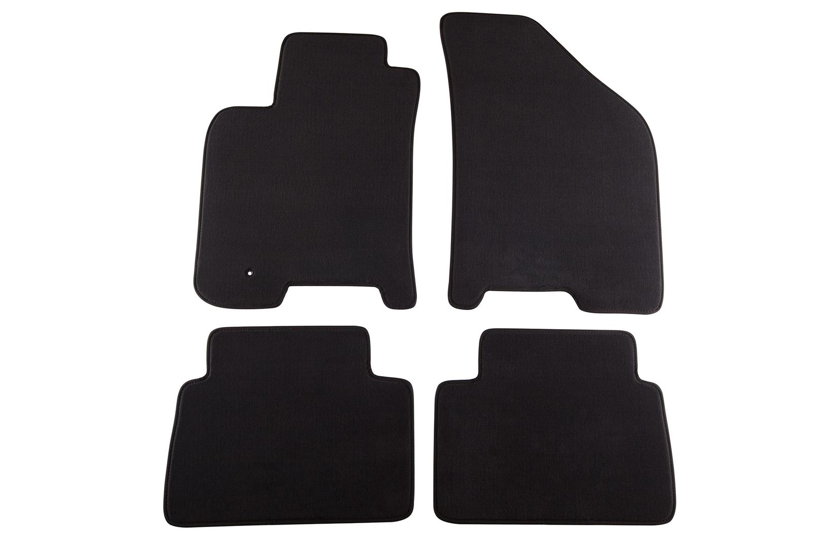 PETEX Платнени патосници за Chevrolet Lacetti 04/2004-2010/Nubira 07/2003-2010 4 делови црни (B161) Style материјал