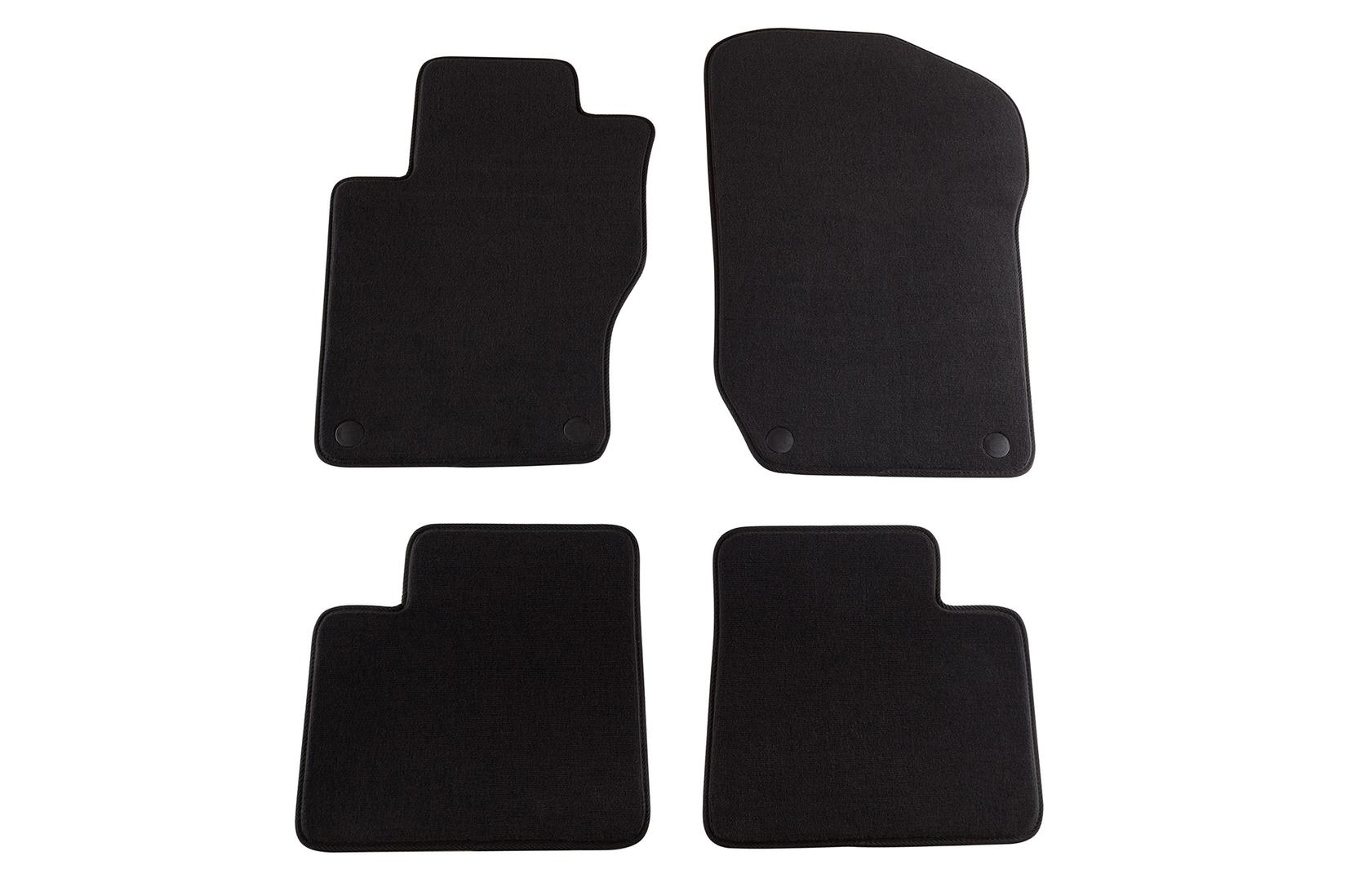 PETEX Платнени патосници за Mercedes M класа ML W164 07/2005-10/2011/GL X164 09/2006-10/2012 4 делови црни (B064) Style материјал