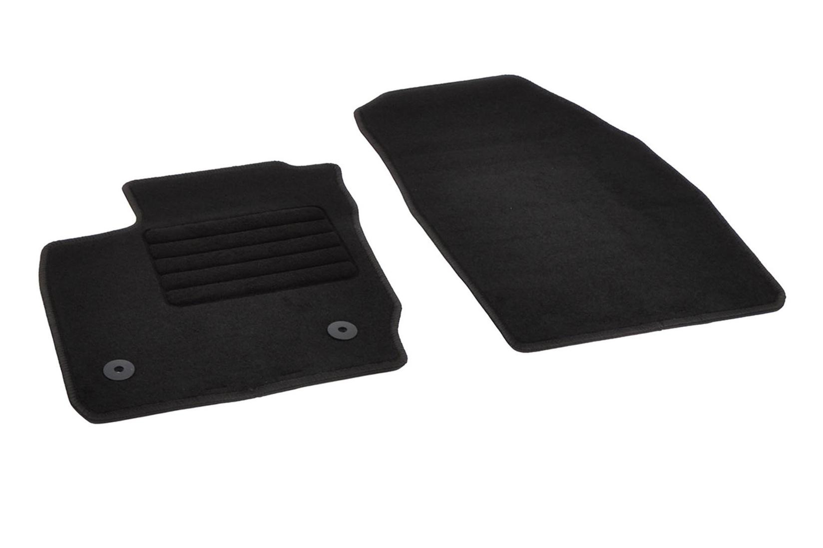 RIGUM Платнени патосници за Ford Transit Courier по 2014 година со 2 места, 2 дела, црни