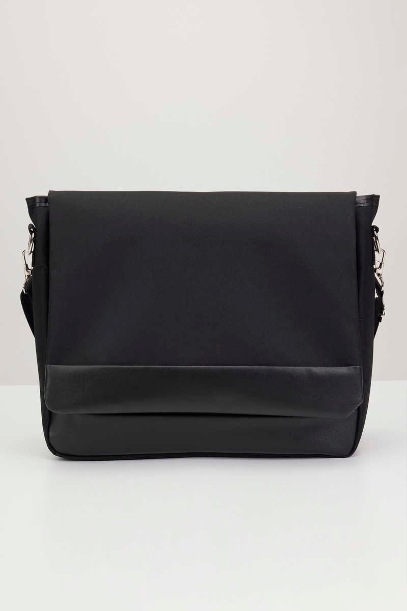 TUDORS Текстурирана торба црна