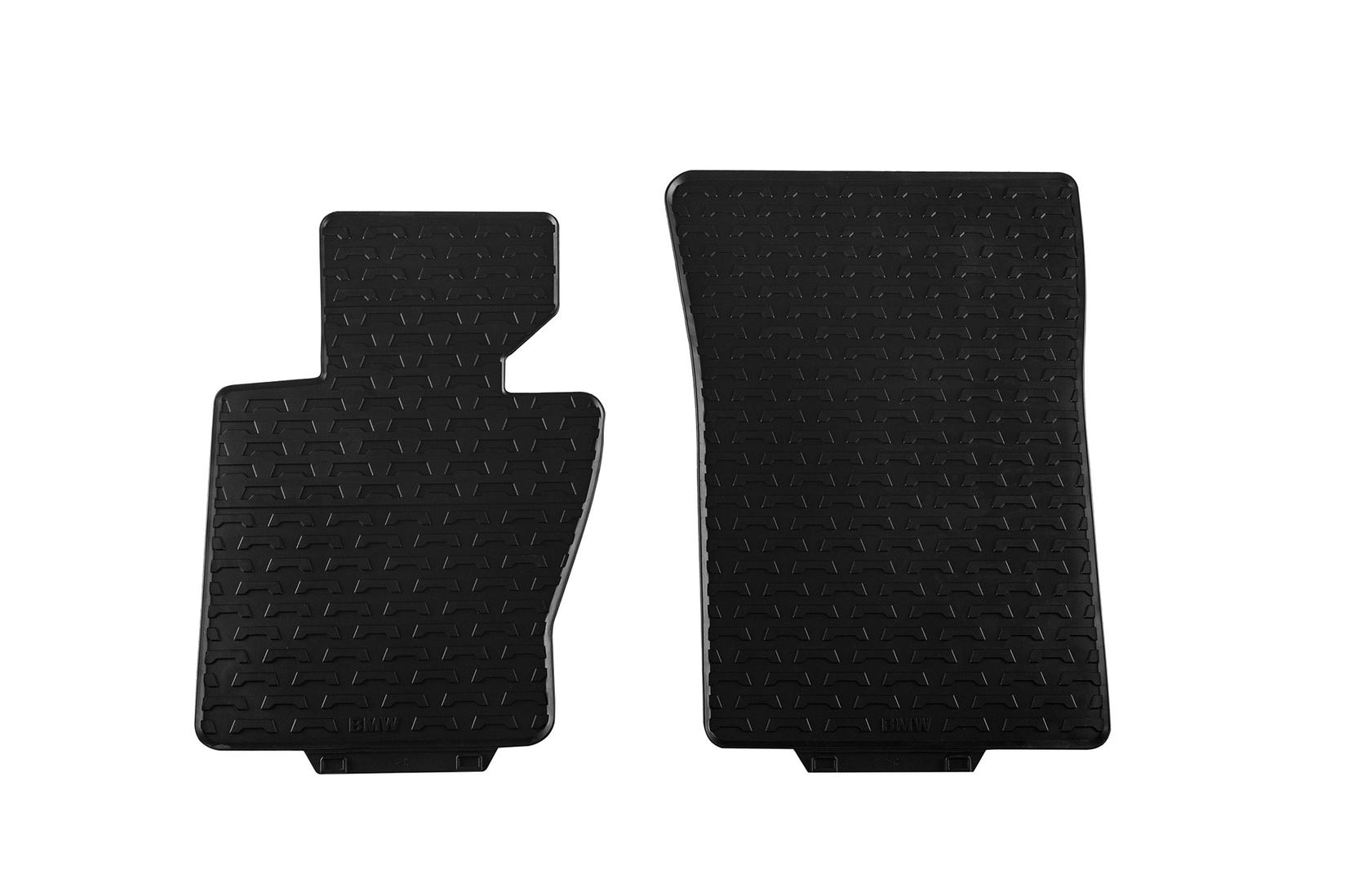 BMW Предни гумени патосници за BMW X3 E83 2004-2010 2 дела црни