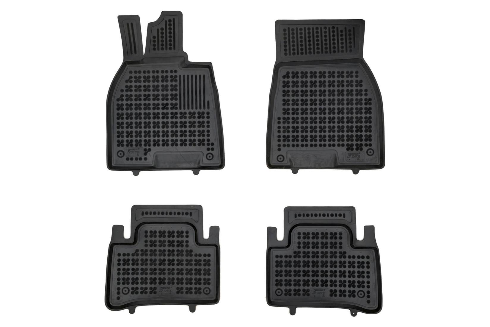 REZAW-PLAST Гумени патосници за Mercedes EQE V295 EV електрична верзија по 2022 година 4x2 RWD4x4 AWD 4 дела црни