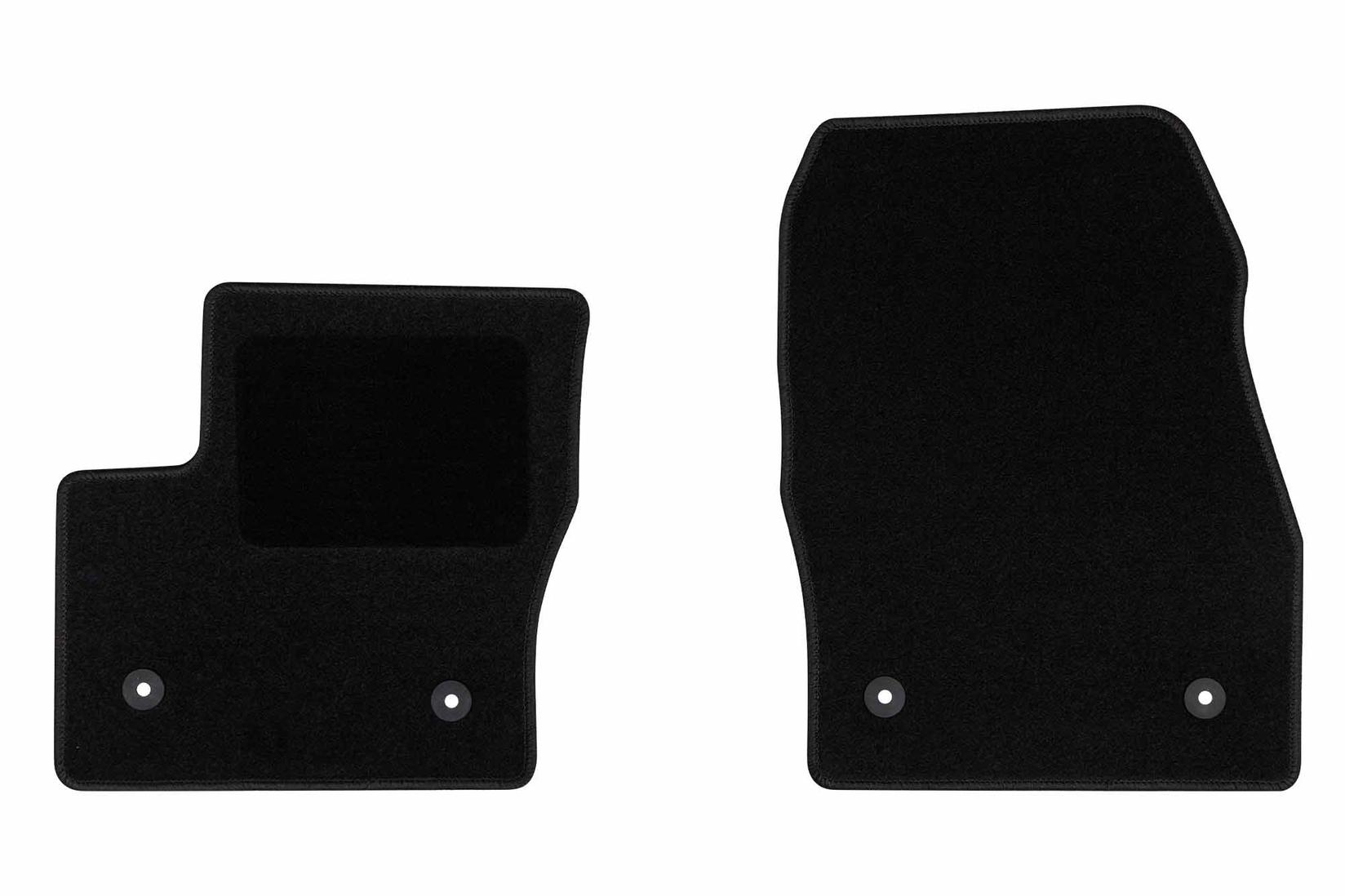 RIGUM Платнени патосници за Ford Tourneo Connect, Transit Connect по 2014 година со 2 места, 2 дела, црни