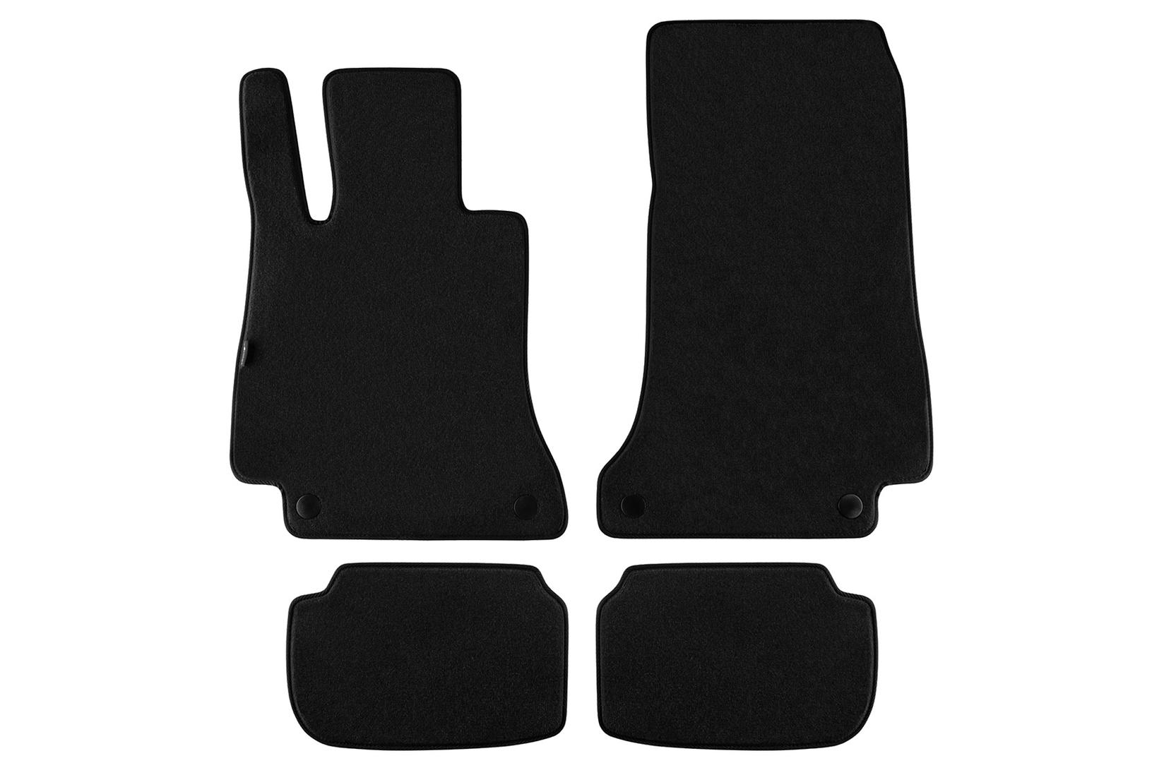 PETEX Платнени патосници за Mercedes E класа C238 купе, A238 кабрио по 2017г., 4 дела, Style, захват B064