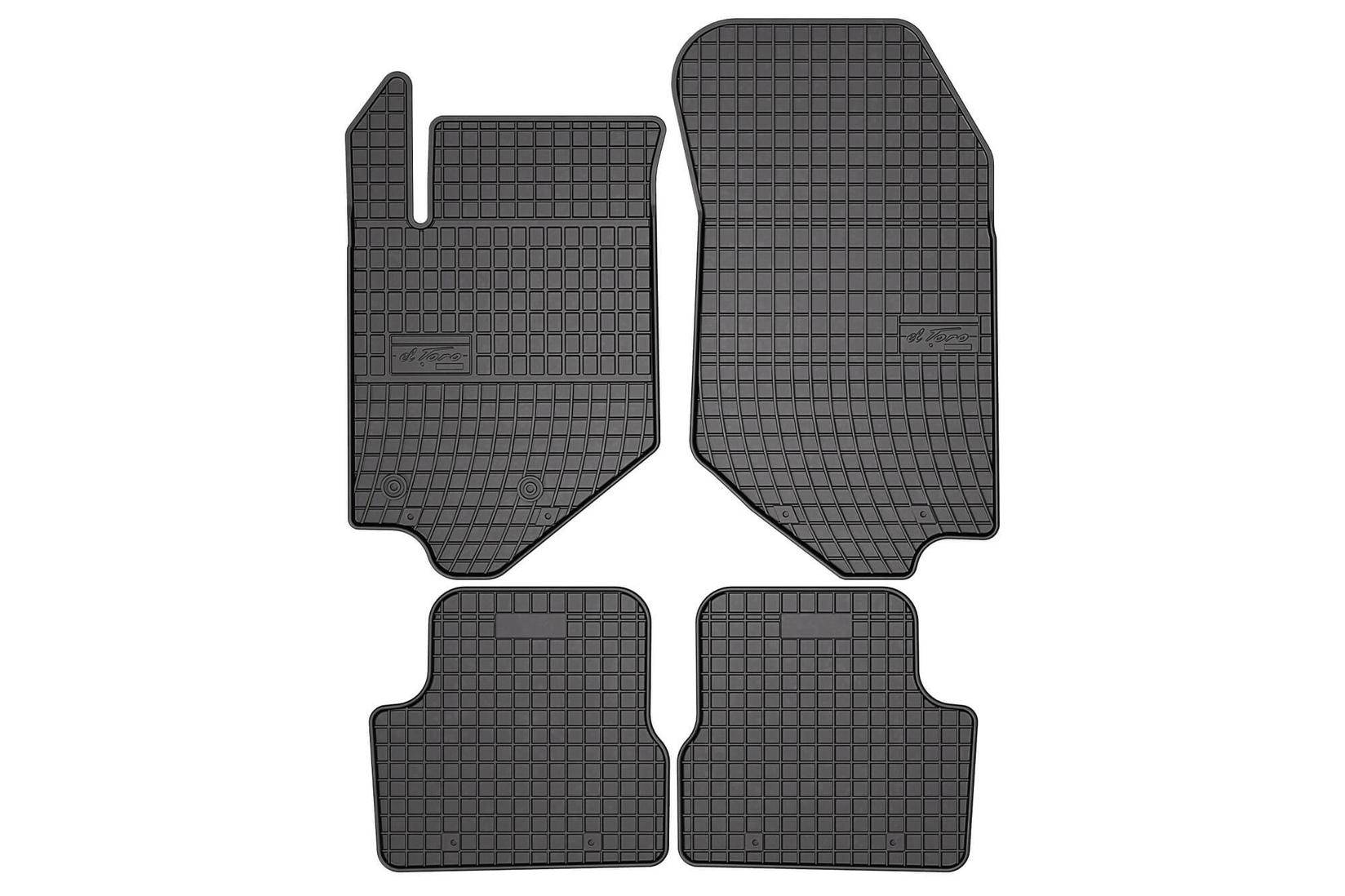 FROGUM Гумени патосници за Jeep Avenger по 2018 година без Electric верзија, 3 дела, црни