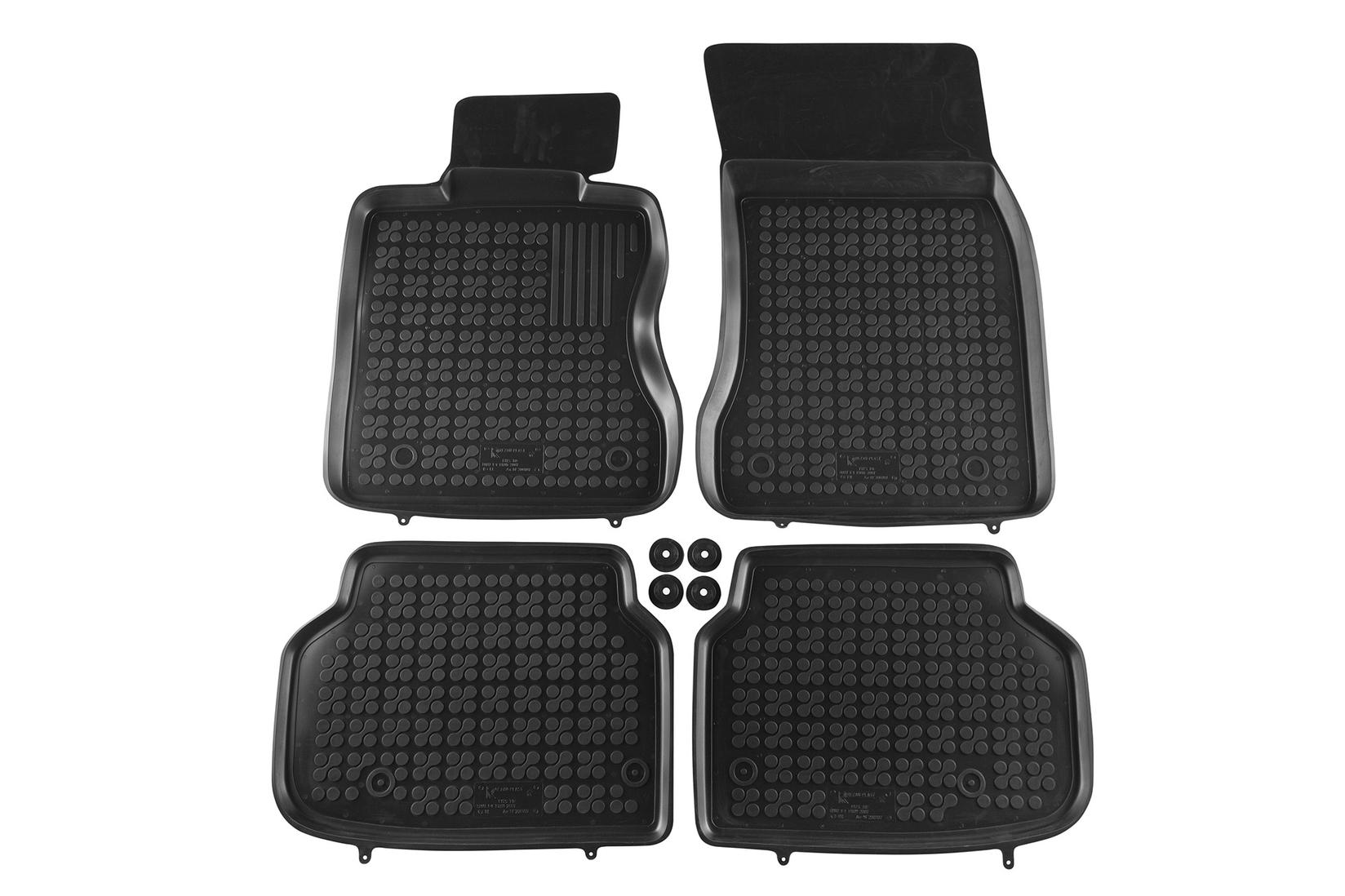 REZAW-PLAST Гумени патосници за BMW серија 7 F01 2008-2015 кратка верзија 4 дела црни