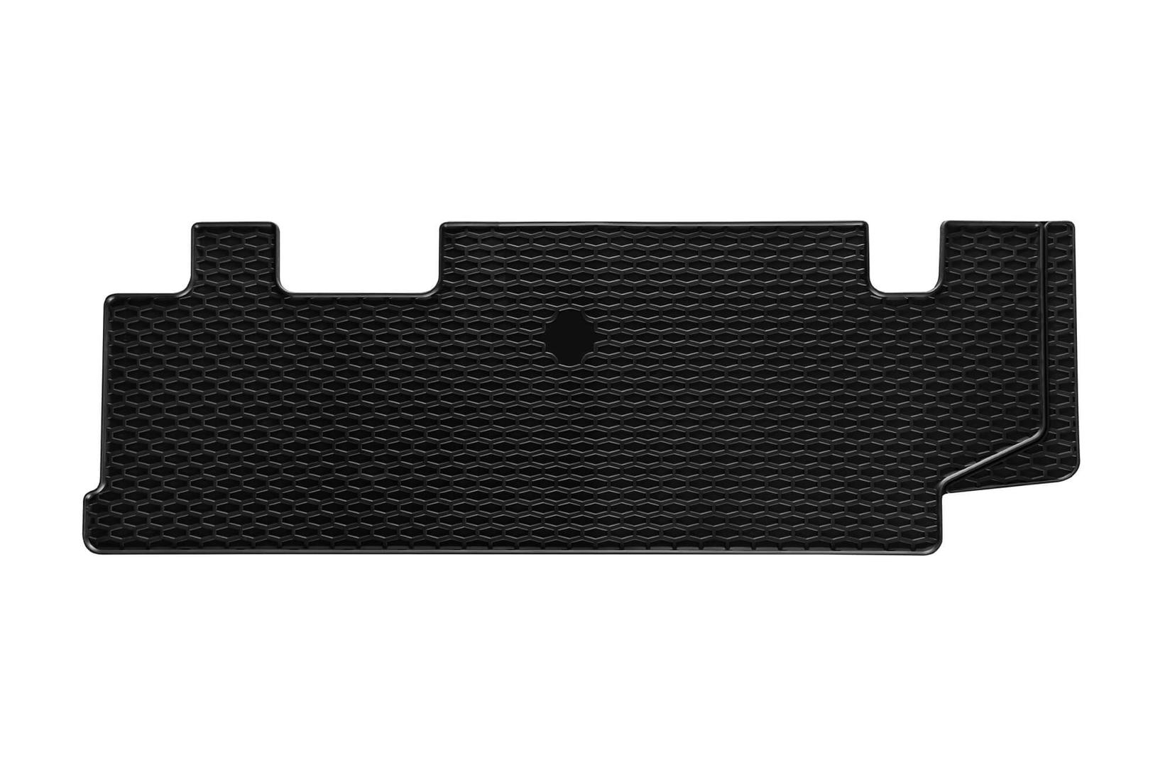 GUMARNY ZUBRI Гумена Патосница за VW Transporter Т5 2010-2015 Caravelle по 2015 година за втори ред седишта 1 дел црна