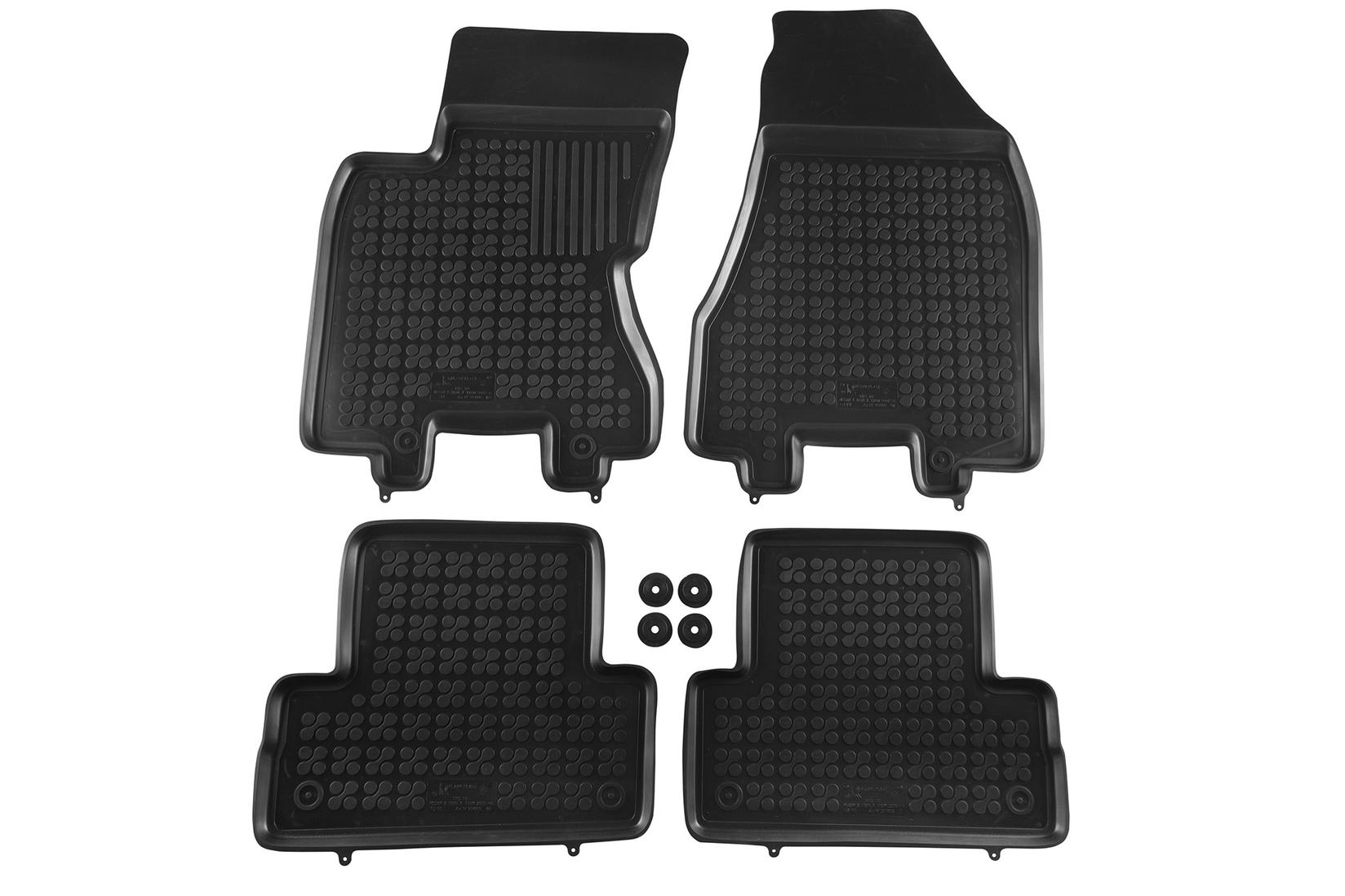 REZAW-PLAST Гумени патосници за Nissan X-Trail T31 2008-2013 4 дела црни