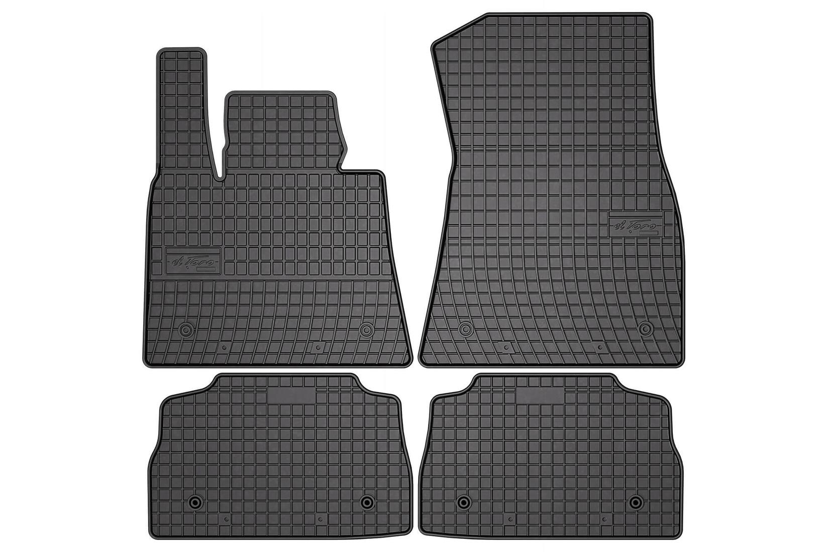 FROGUM Гумени патосници за BMW X6 G06 по 2019 година, 4 дела, црни