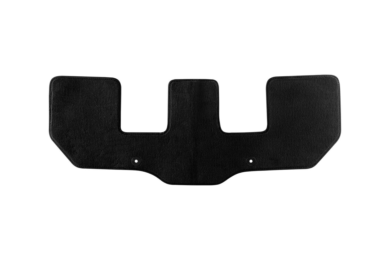 PETEX Платнени патосници за Volvo XC90 7 места 6/2015 => за втори ред седишта 1 дел црна (B012) Style материјал