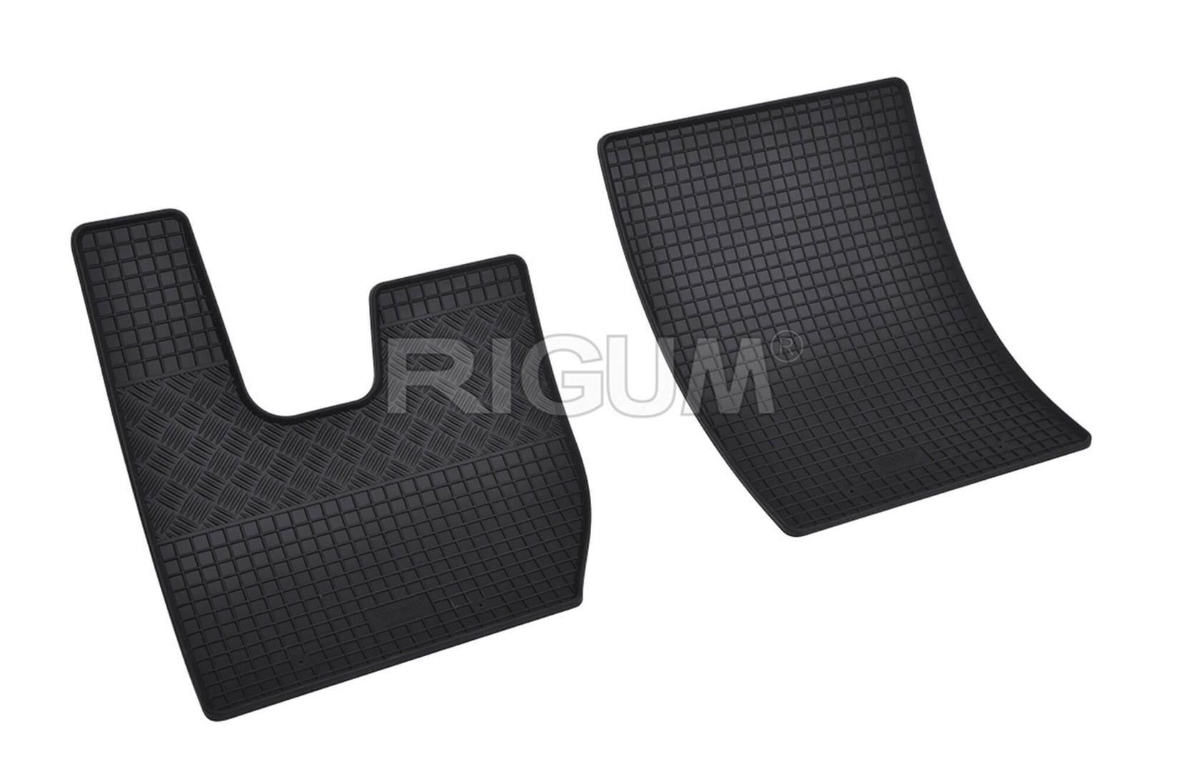 RIGUM Гумени патосници за Iveco S-Way Standart по 2019 година, 2 дела, црни