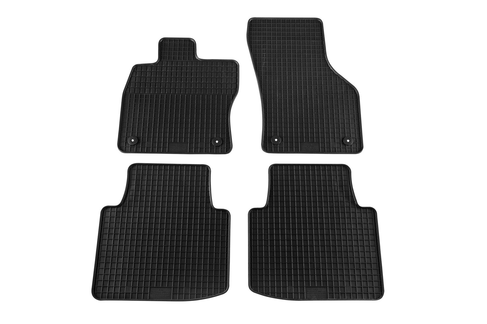 PETEX Гумени патосници за Skoda Superb седан караван по 2015 година 4 дела црни B01A4