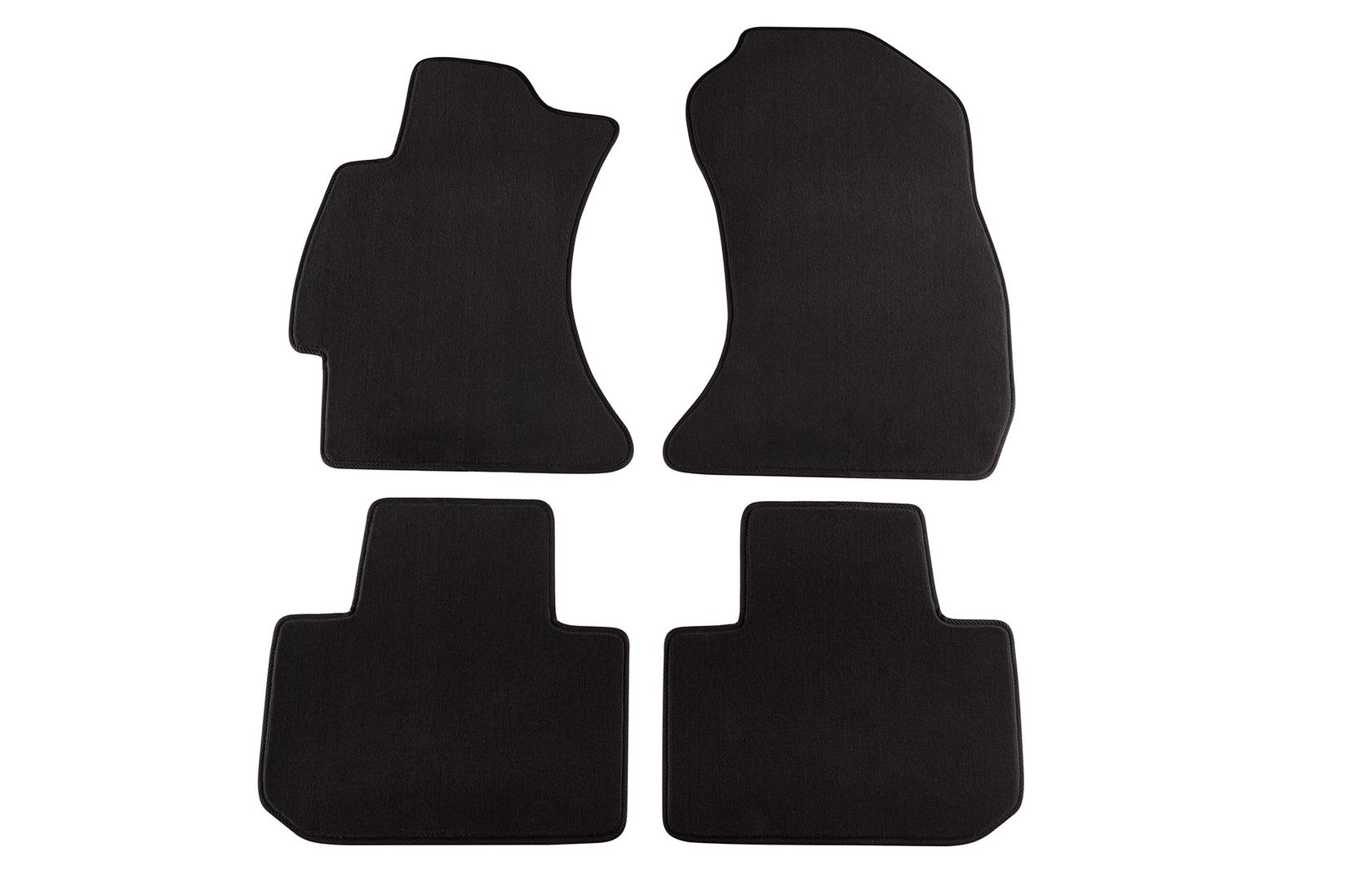 PETEX Платнени патосници за Subaru Forester 03/2013 => 4 делови црни (KL01) Style материјал