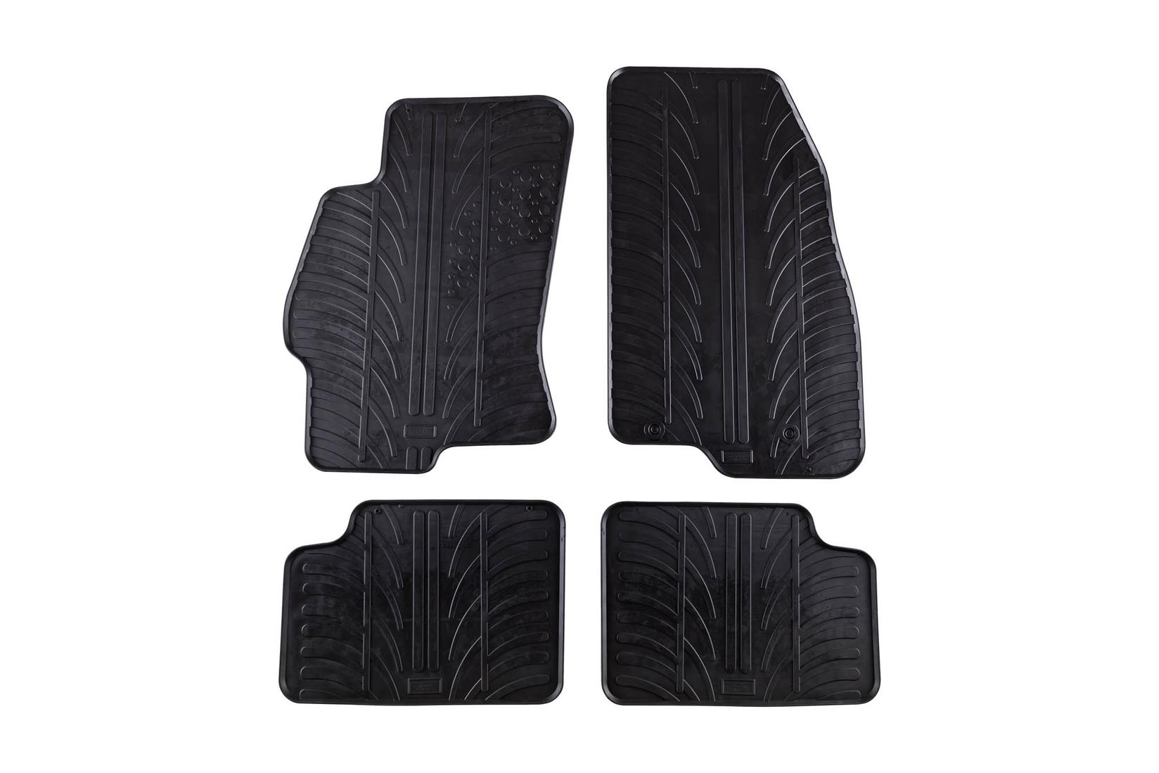 GLEDRING Гумени патосници за Fiat Linea 2007-2015 4 дела црни