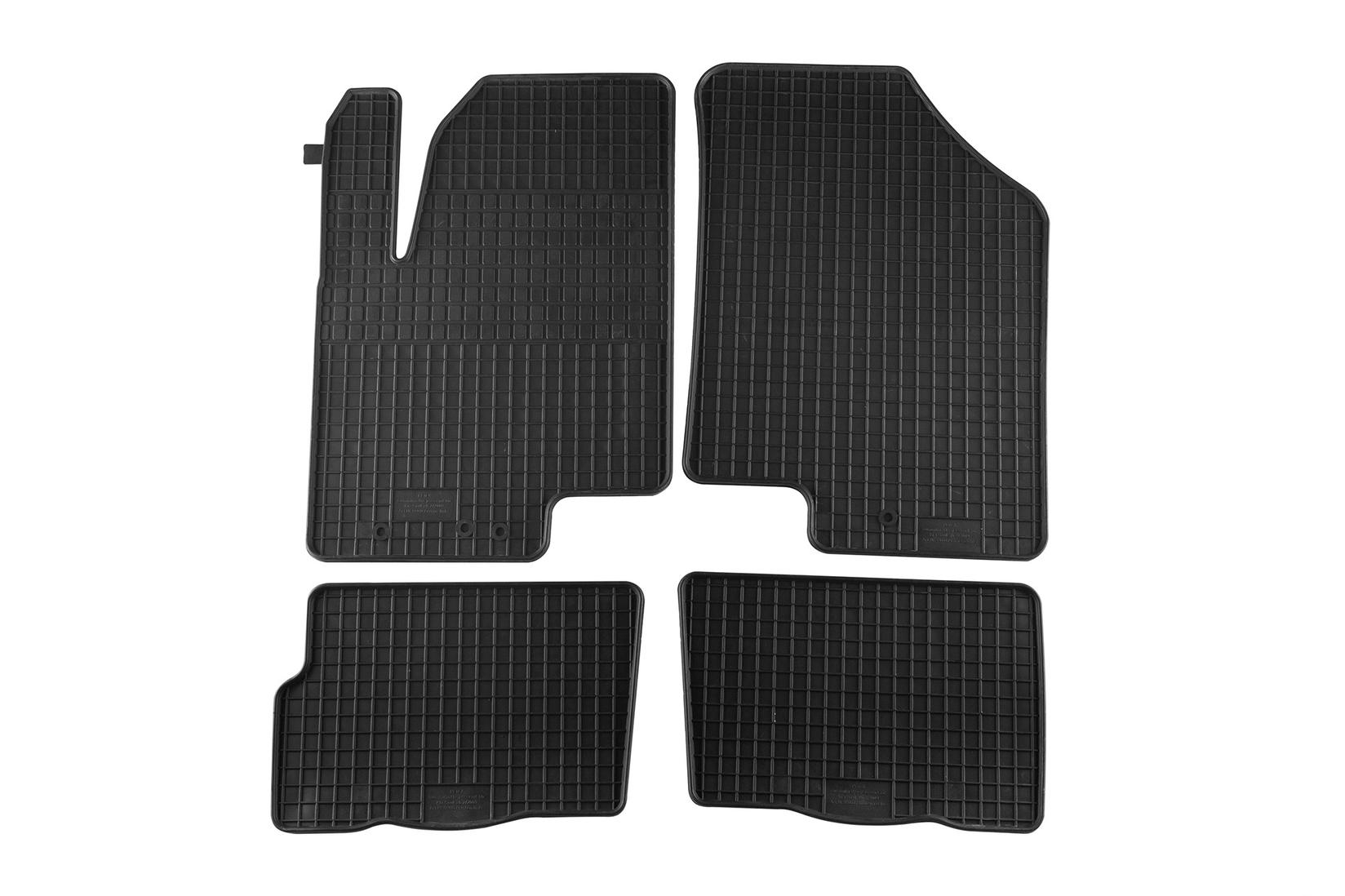 PETEX Гумени патосници за Kia Soul 2009-2014 4 дела црни