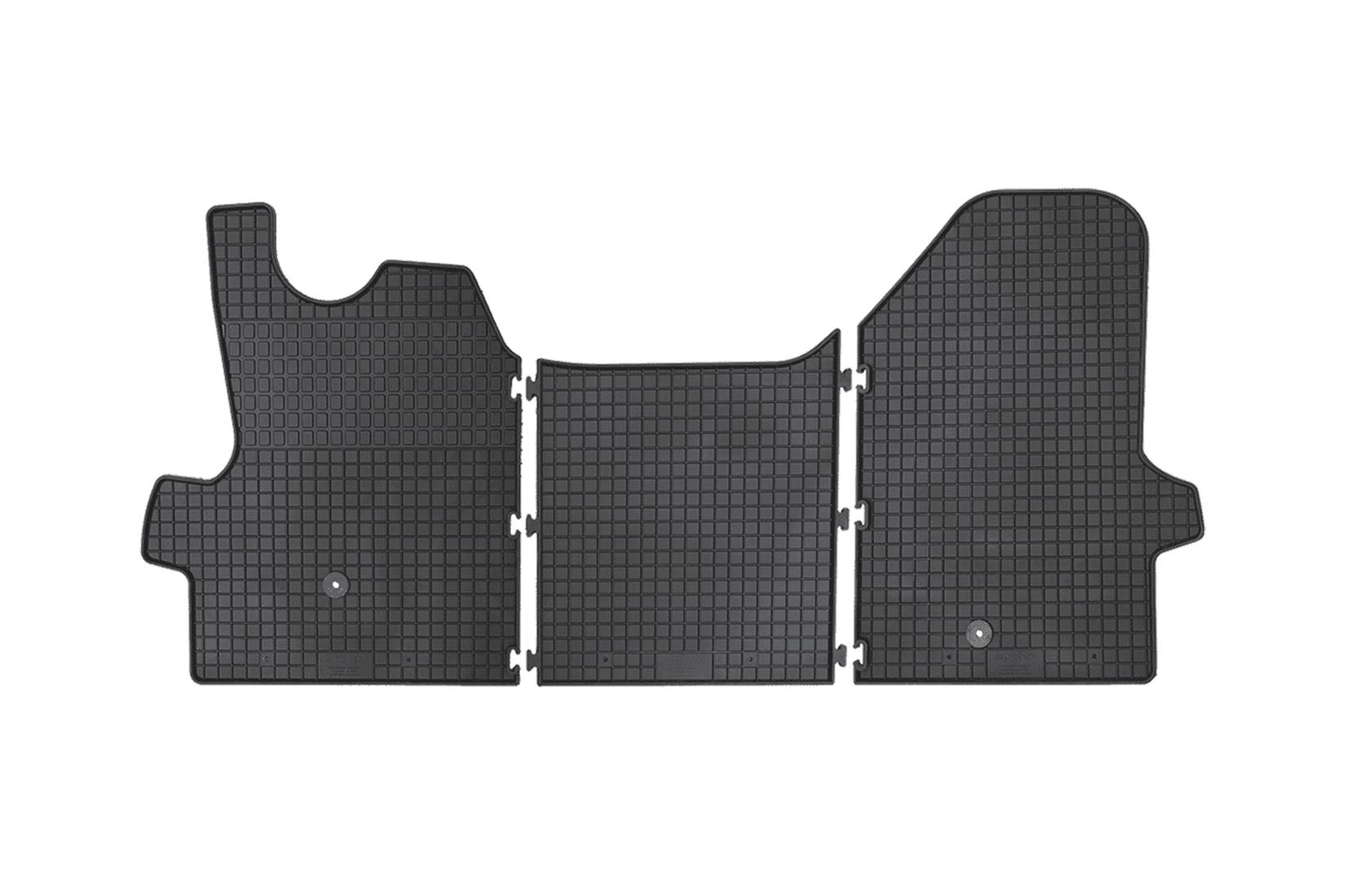 PETEX Гумени патосници за Iveco Daily по 2020 година, 3 дела, црни