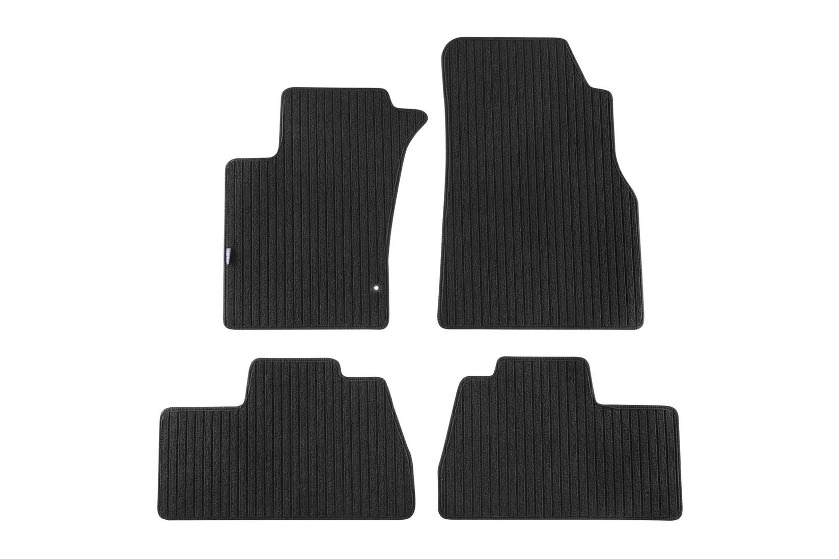 PETEX Платнени патосници за Mercedes ML W163 2001-2005 година 4 делови црни (B161) Remo материјал