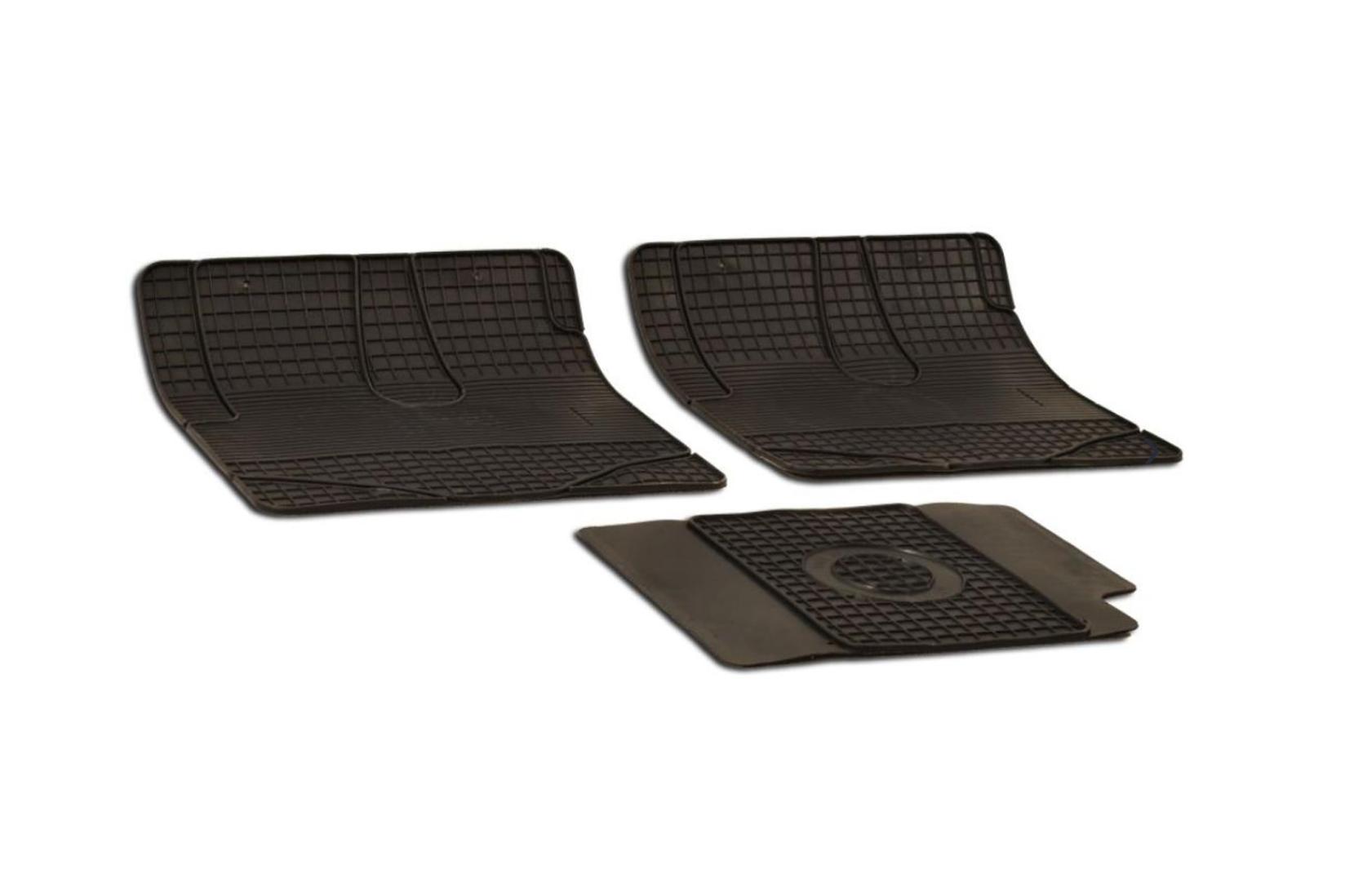 GUMARNY ZUBRI Универзални гумени патосници серија UNI Station од 3 дела црни