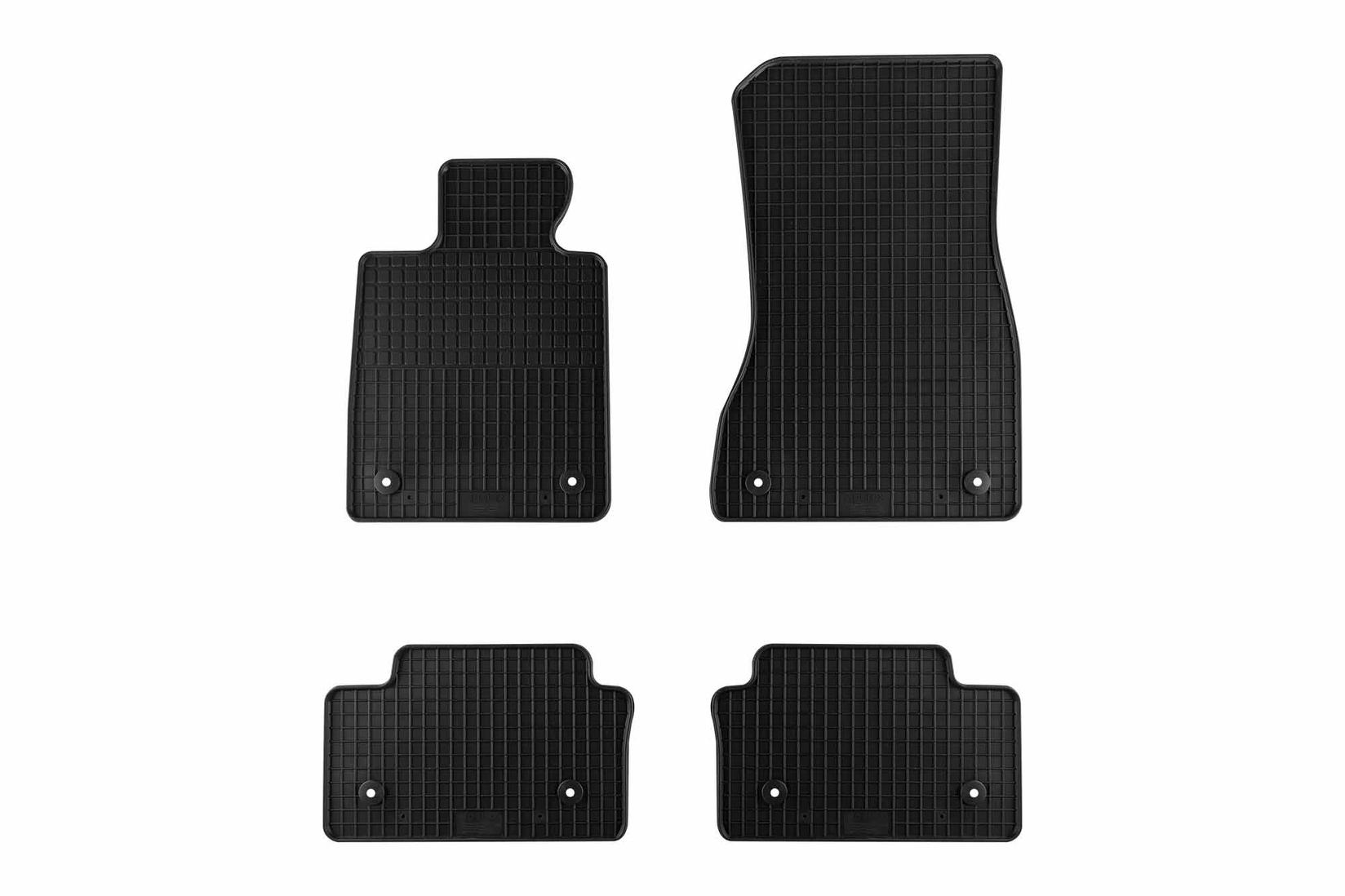 PETEX Гумени патосници за BMW серија 5 G60 седан, G60-E, G61 караван по 2023 година, 4 дела, црни