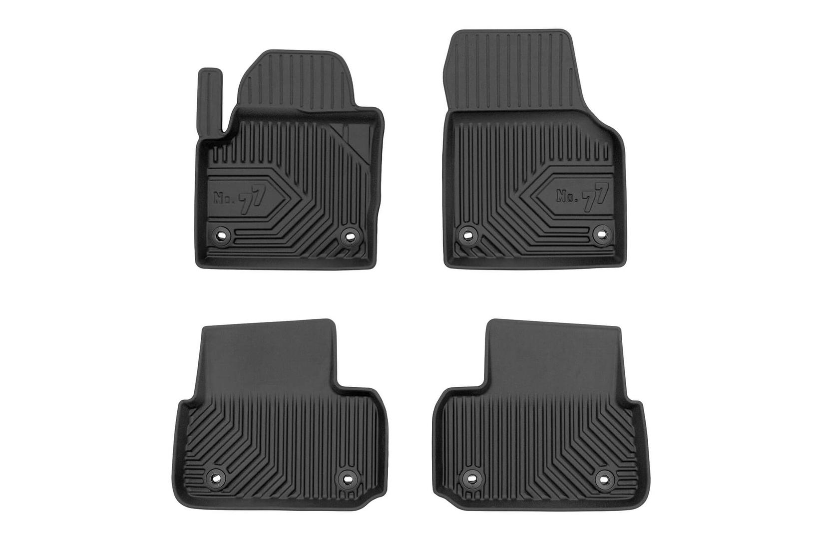 FROGUM 2.5D гумени патосници модел 77 за Land Rover Discovery Sport по 2014 година 3 дела црни