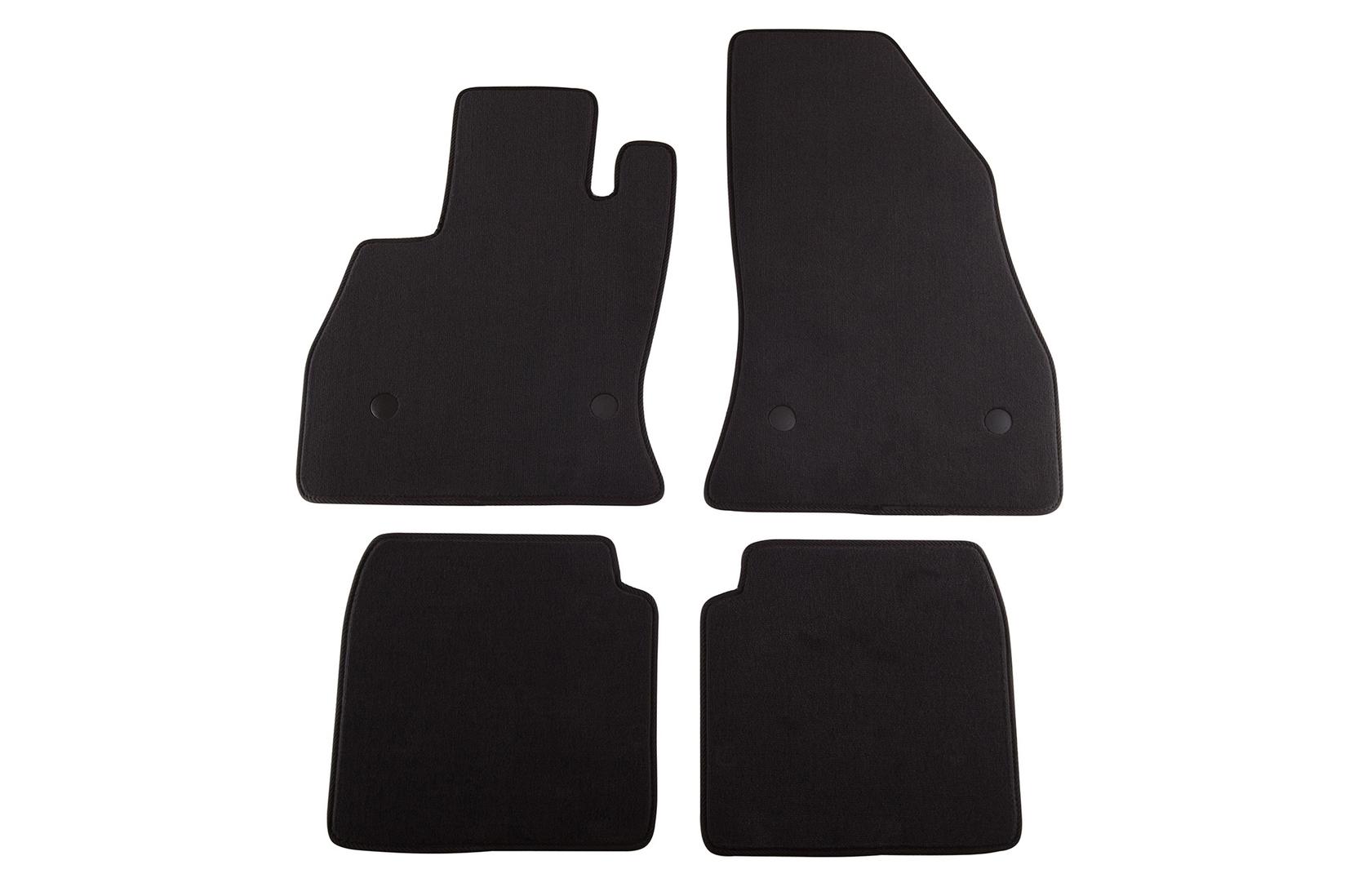 PETEX Платнени патосници за FIAT 500 L 10/2012 =>/500 L Trekking 06/2013 => 4 делови црни (B194) Style материјал