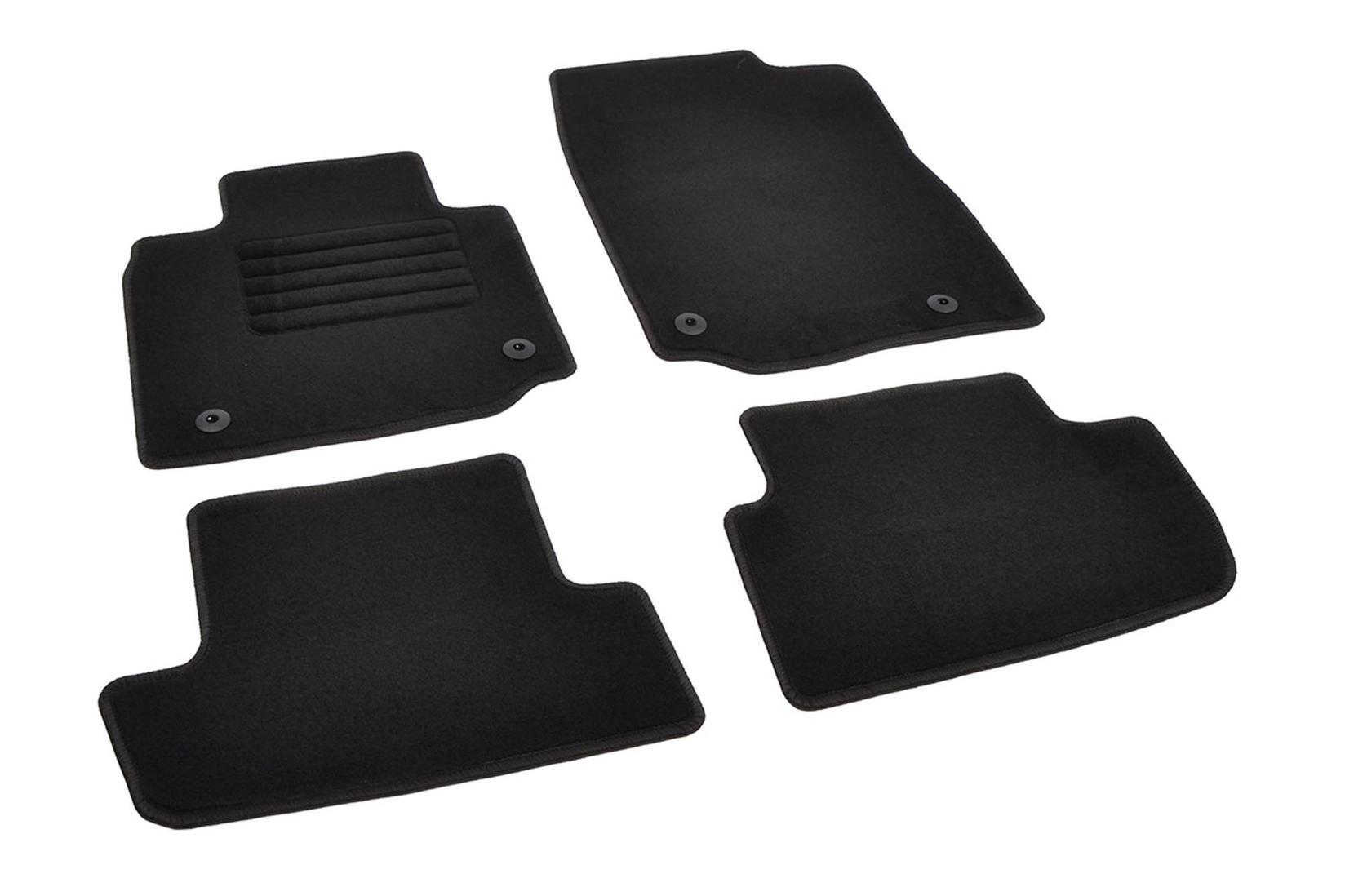 RIGUM Платнени патосници за Mazda MX30 по 2020 година, 4 дела, црни