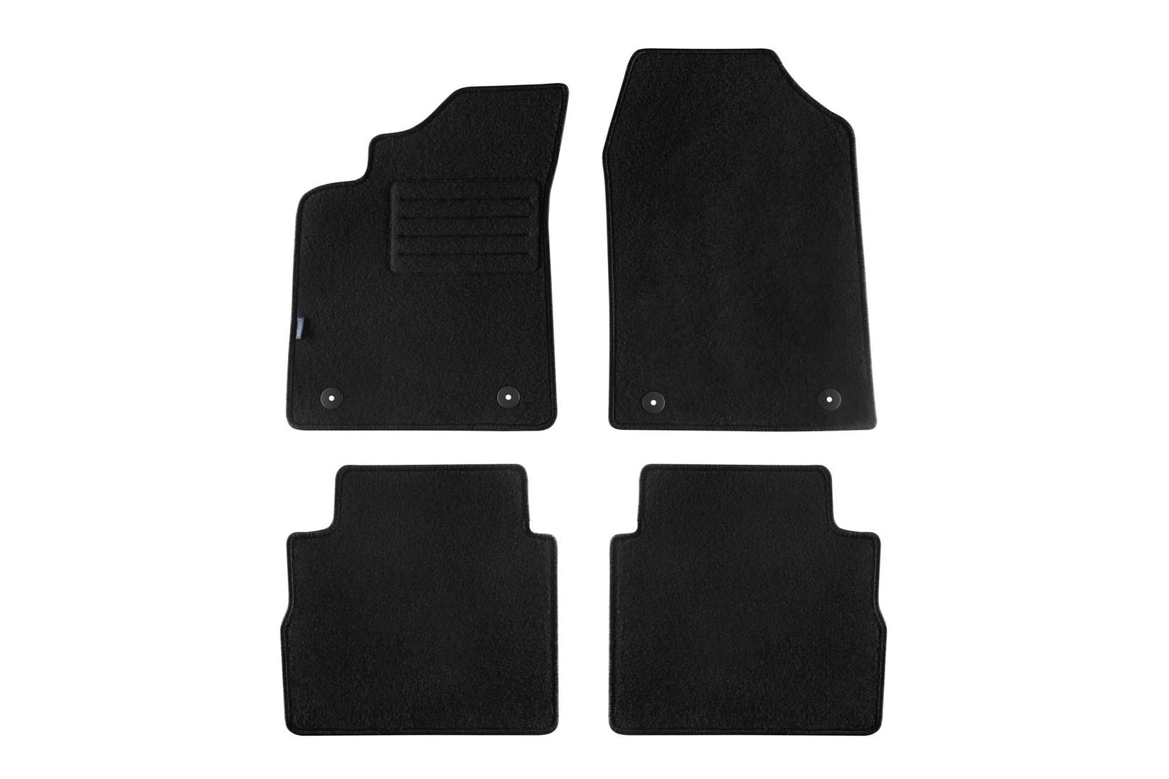 PETEX Платнени патосници за OPEL Signum 2003-2008 4 делови црни (B034) Rex материјал