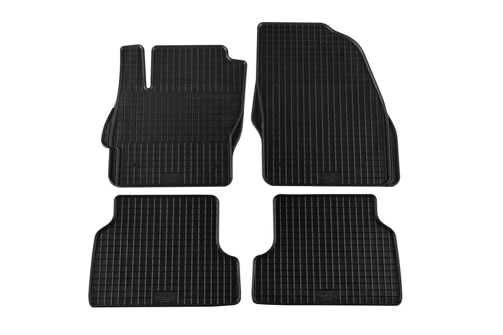 PETEX Гумени патосници за Ford Focus 2004-2011 4 дела црни