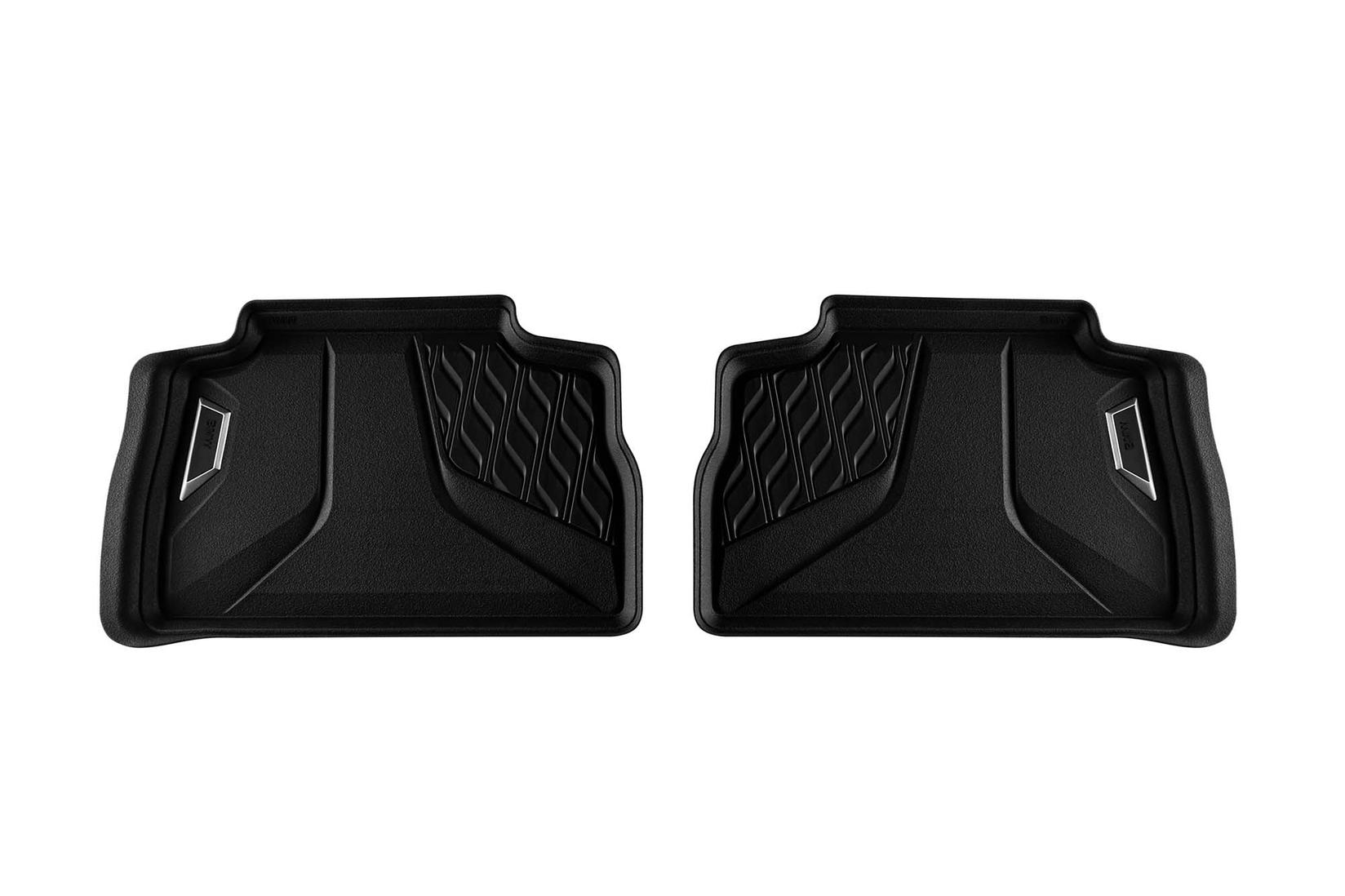 BMW Задни гумени патосници за BMW X6 G06 по 2019 година 2 дела црни