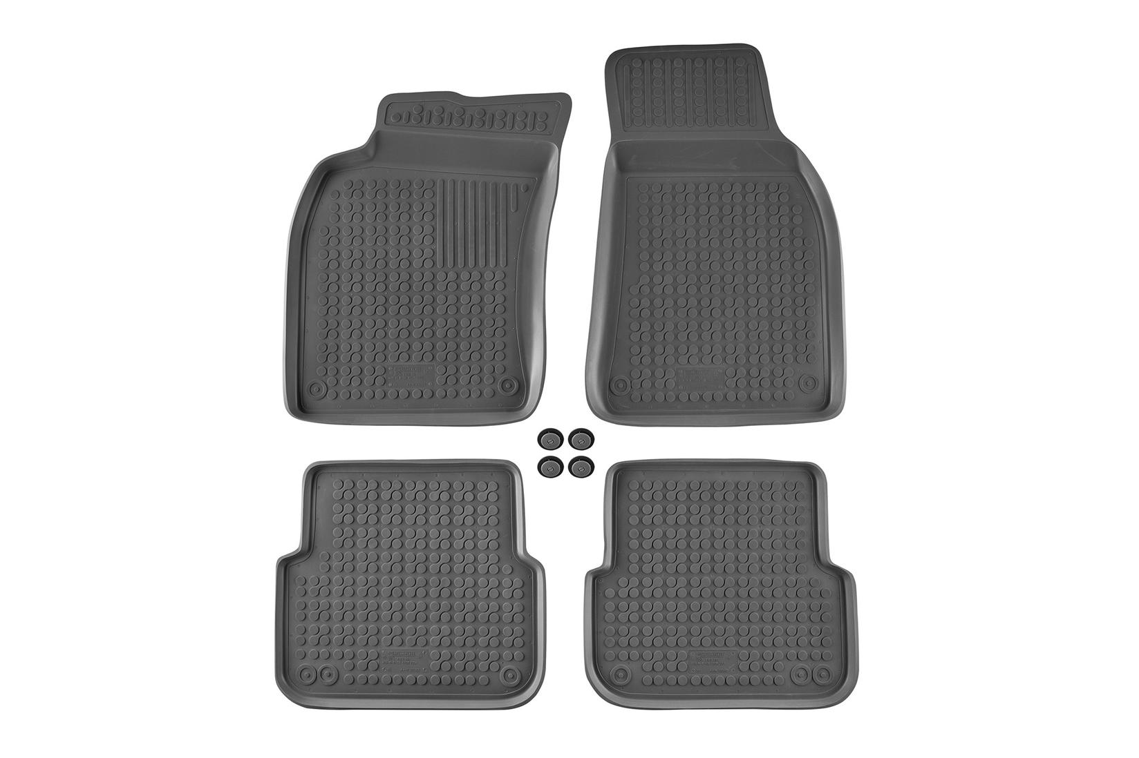 REZAW-PLAST Гумени патосници за Audi A6 седан караван 2004-2008 A6 Allroad 2006-2011 4 дела сиви
