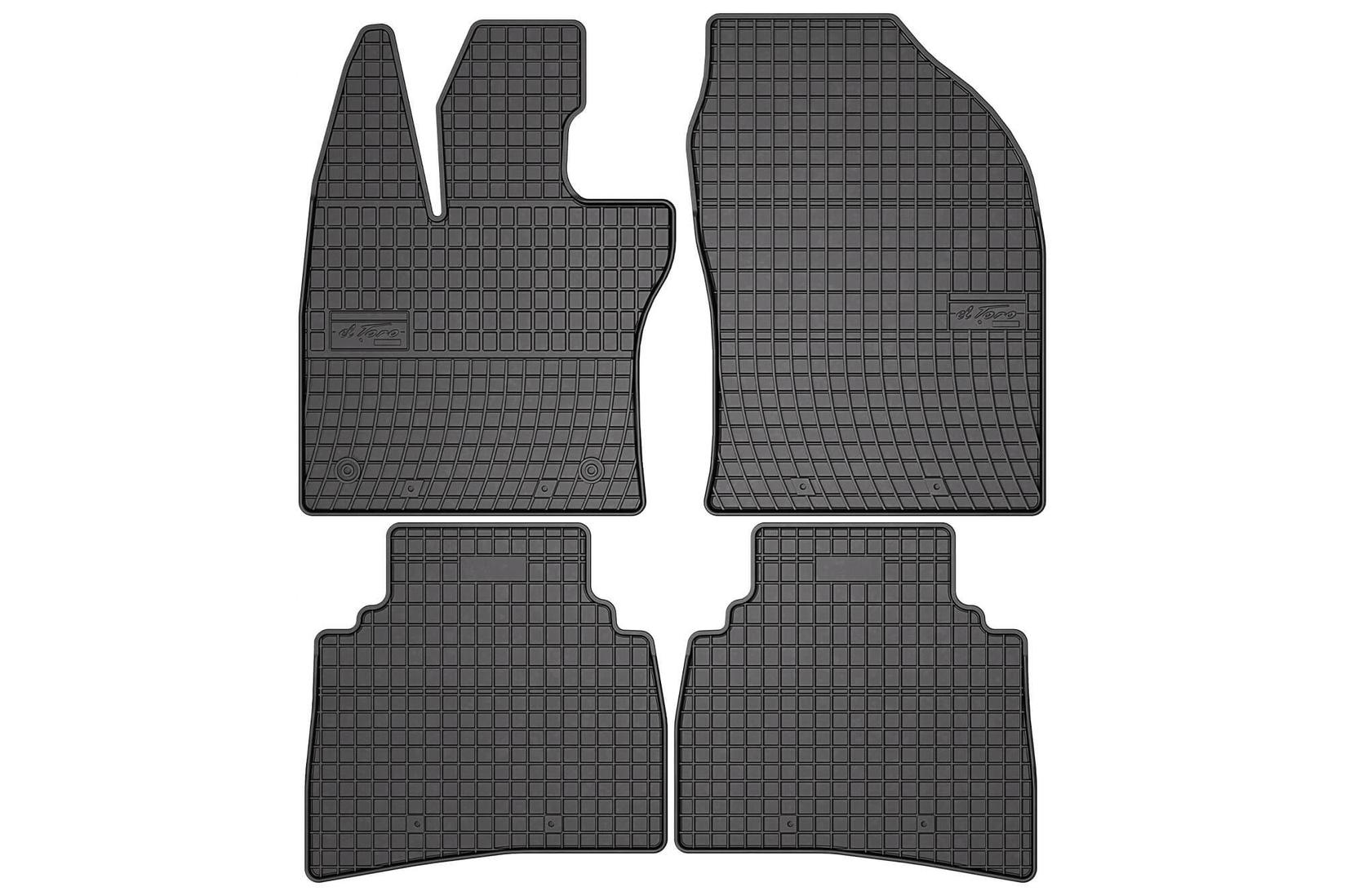 FROGUM Гумени патосници за Toyota Prius Liftback по 2023 година, 4 дела, црни