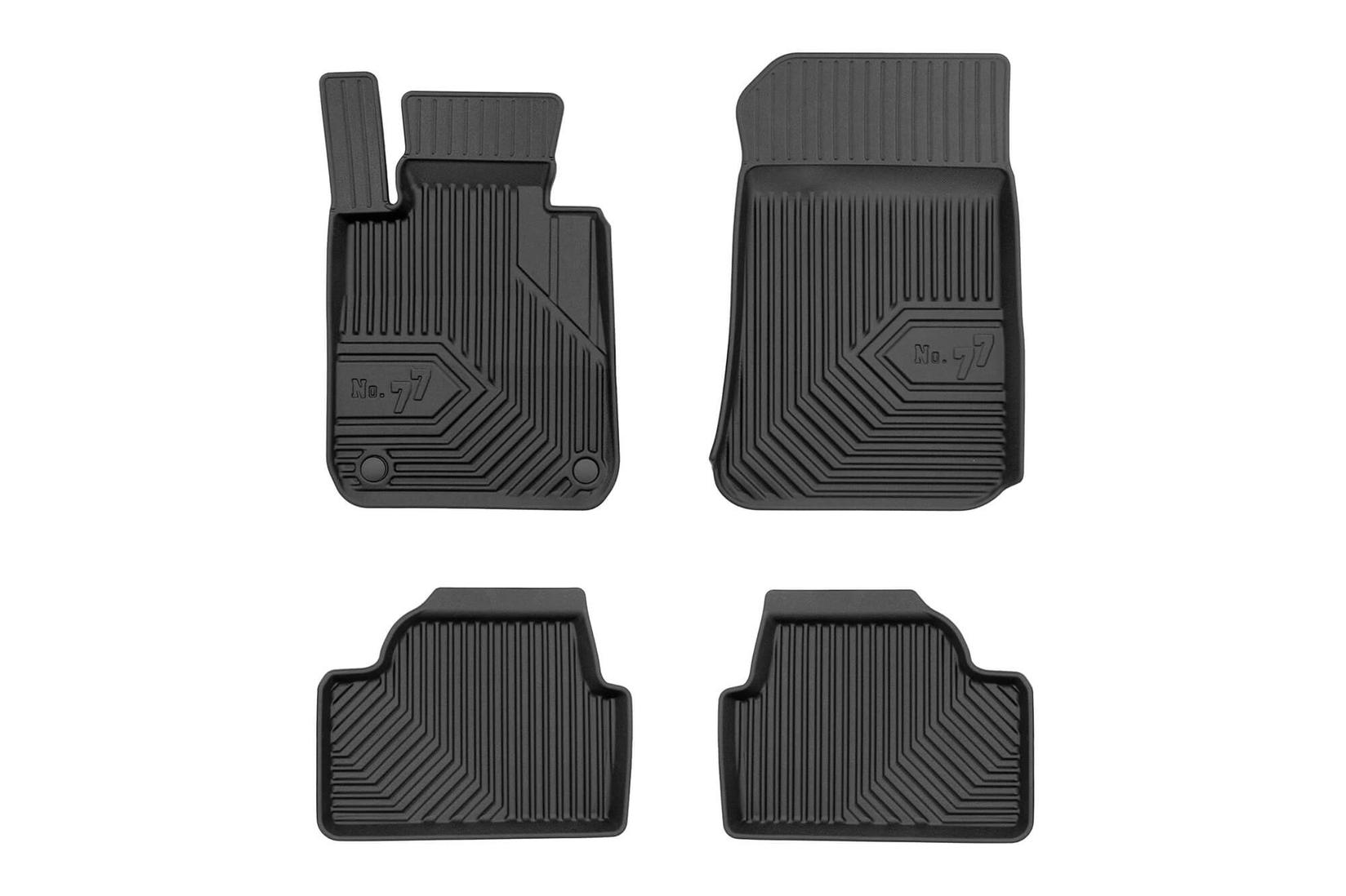FROGUM 2.5D гумени патосници модел 77 за BMW серија 1 Е81Е87 2004-2011 4 дела црни