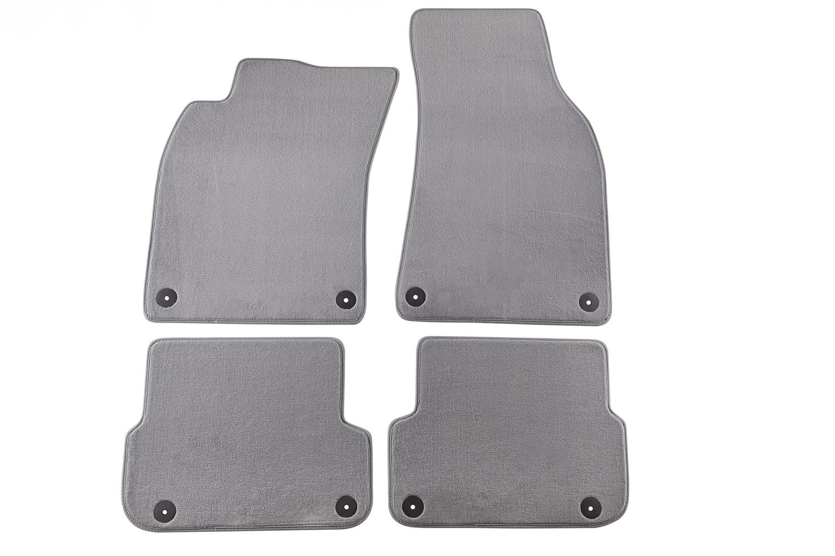 PETEX Платнени патосници за Audi A6 03/2006-03/2011/Avant 03/2006-08/2011 4 делови сиви (B01E8) Comet материјал