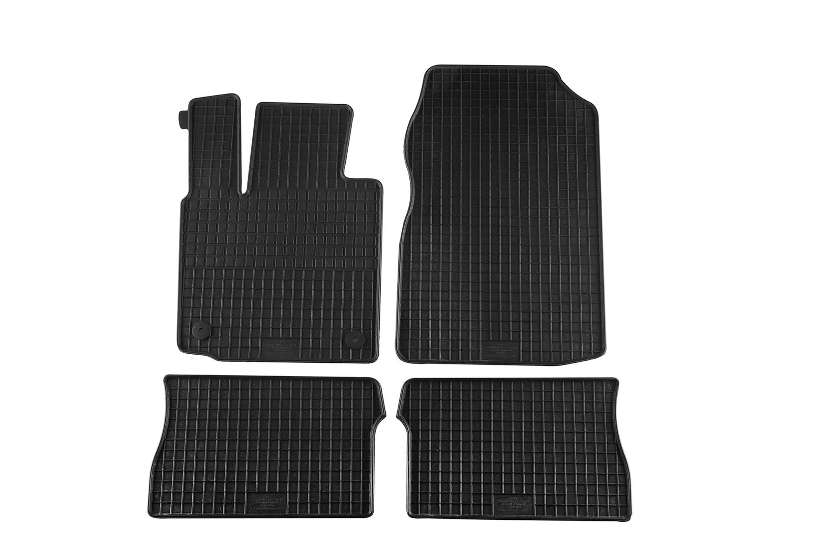 PETEX Гумени патосници за Renault Twingo 2007-2014 4 дела црни B142