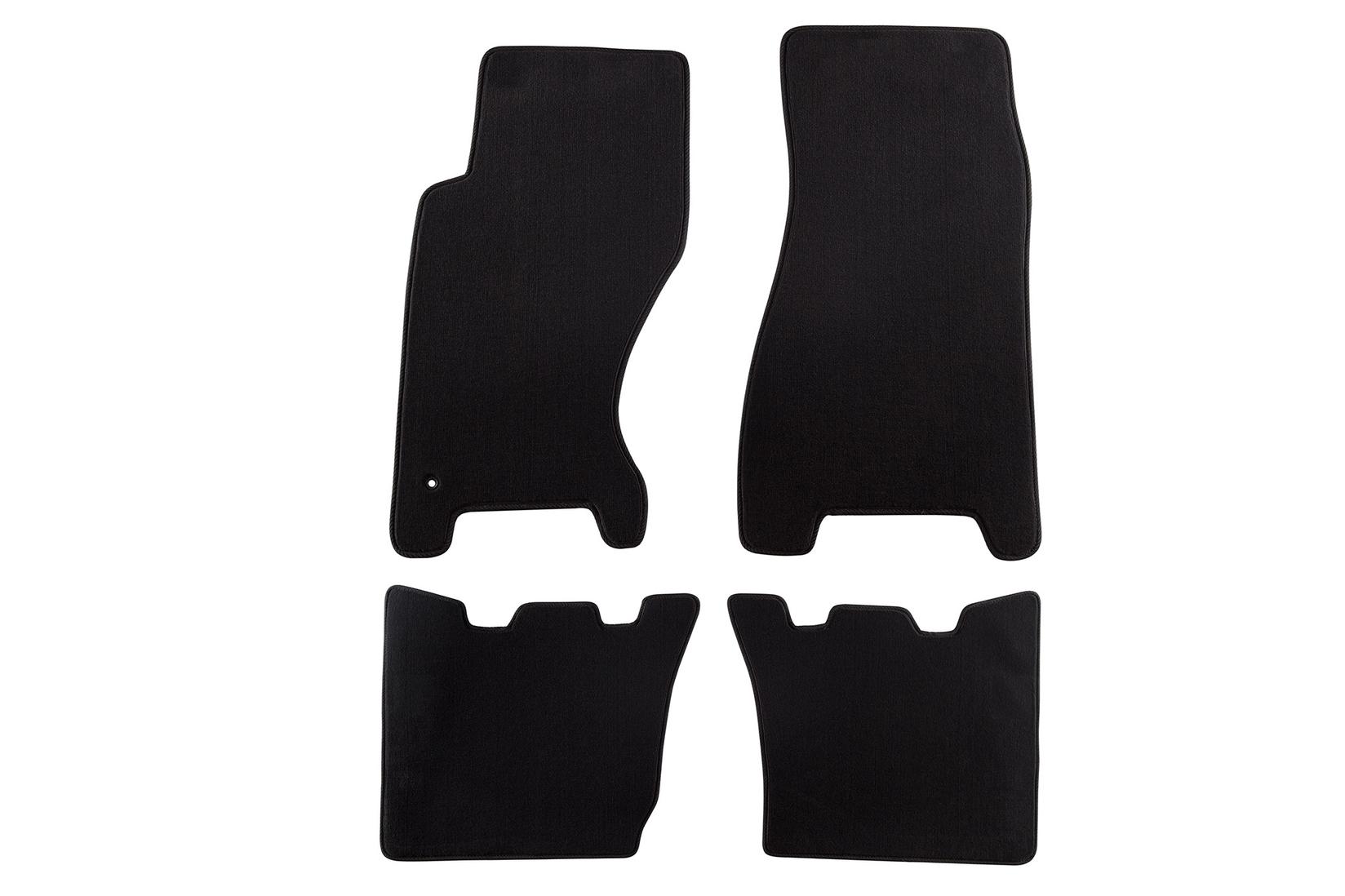 PETEX Платнени патосници за Chrysler Grand Cherokee 2004-2010 4 делови црни (B161) Style материјал