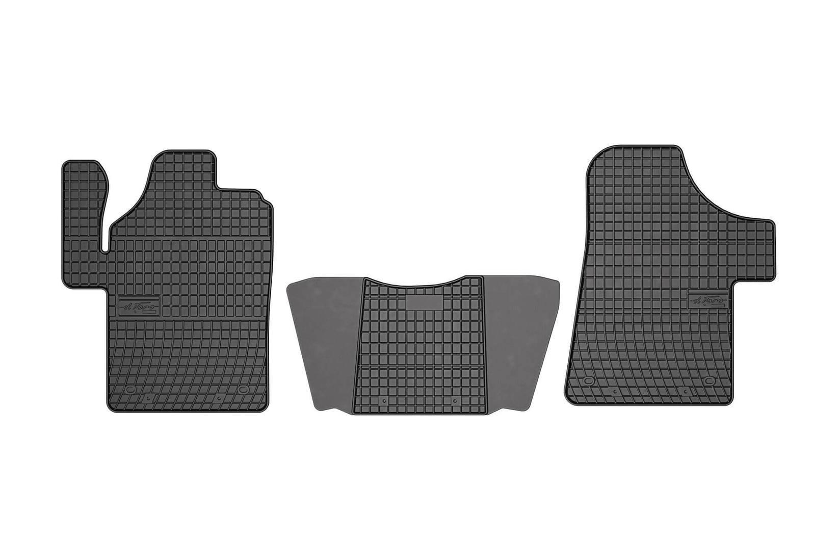 FROGUM Гумени патосници за Mercedes Vito Viano 2003-2014 предни 3 дела црни