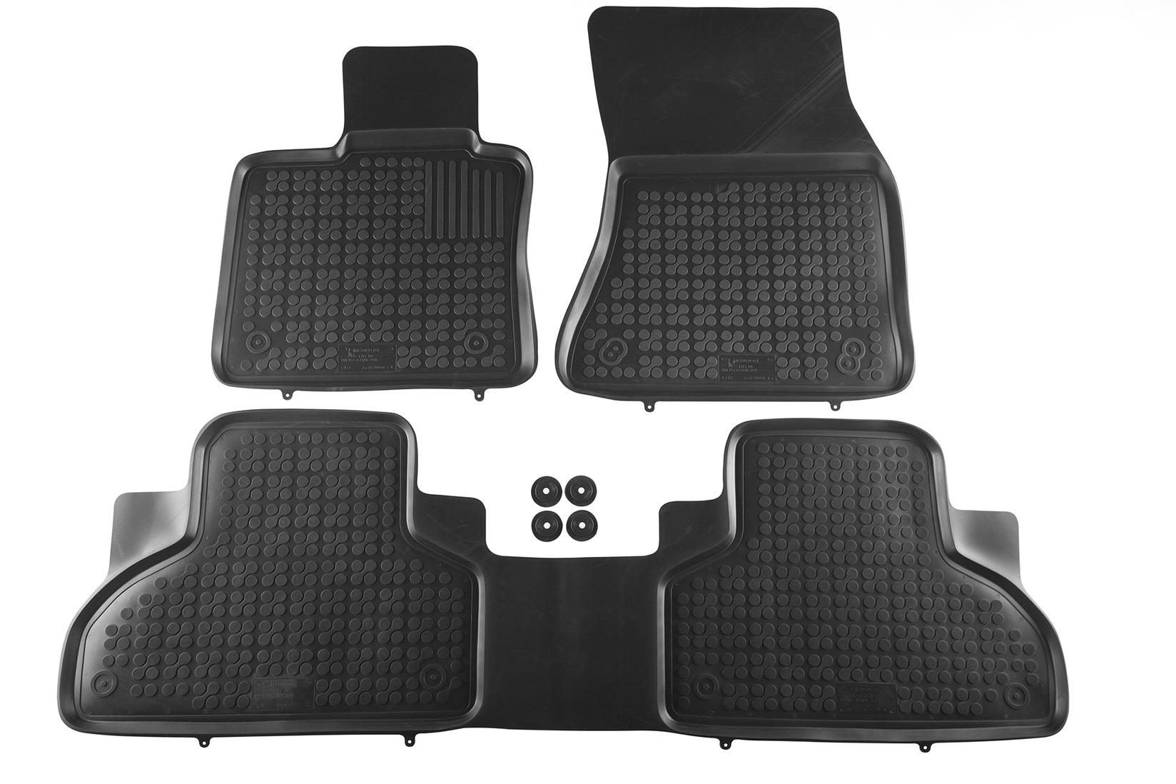 REZAW-PLAST Гумени патосници за BMW X5 F15 2013-2018 X6 F16 2014-2019 3 дела црни