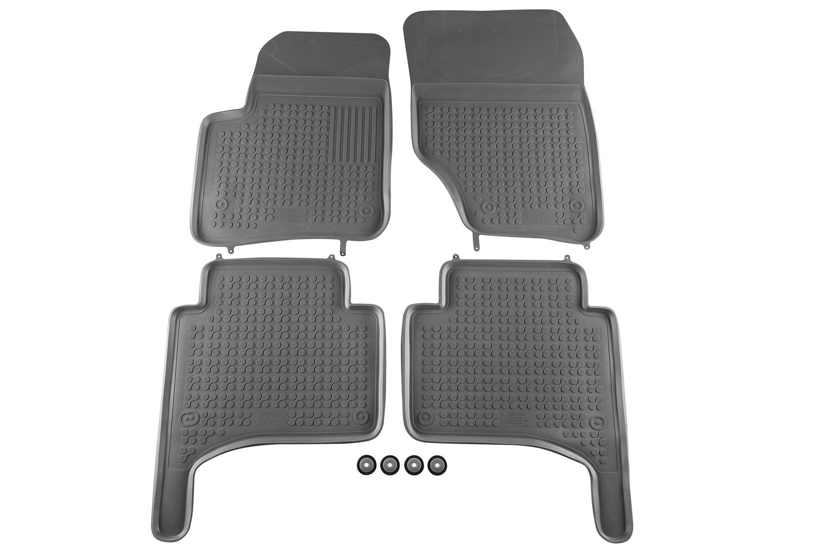 REZAW-PLAST Гумени патосници за VW Touareg Porsche Cayenne 2002-2010 4 дела сиви