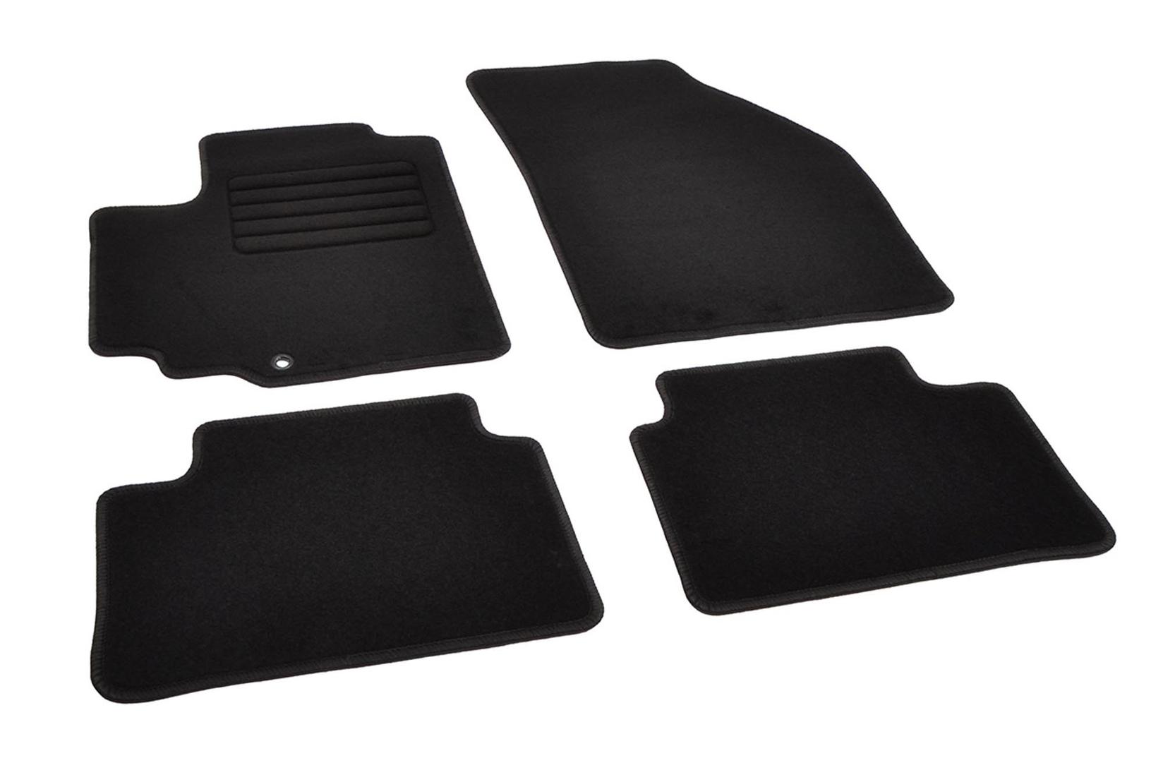 RIGUM Платнени патосници за Suzuki Alto по 2010 година, 4 дела, црни